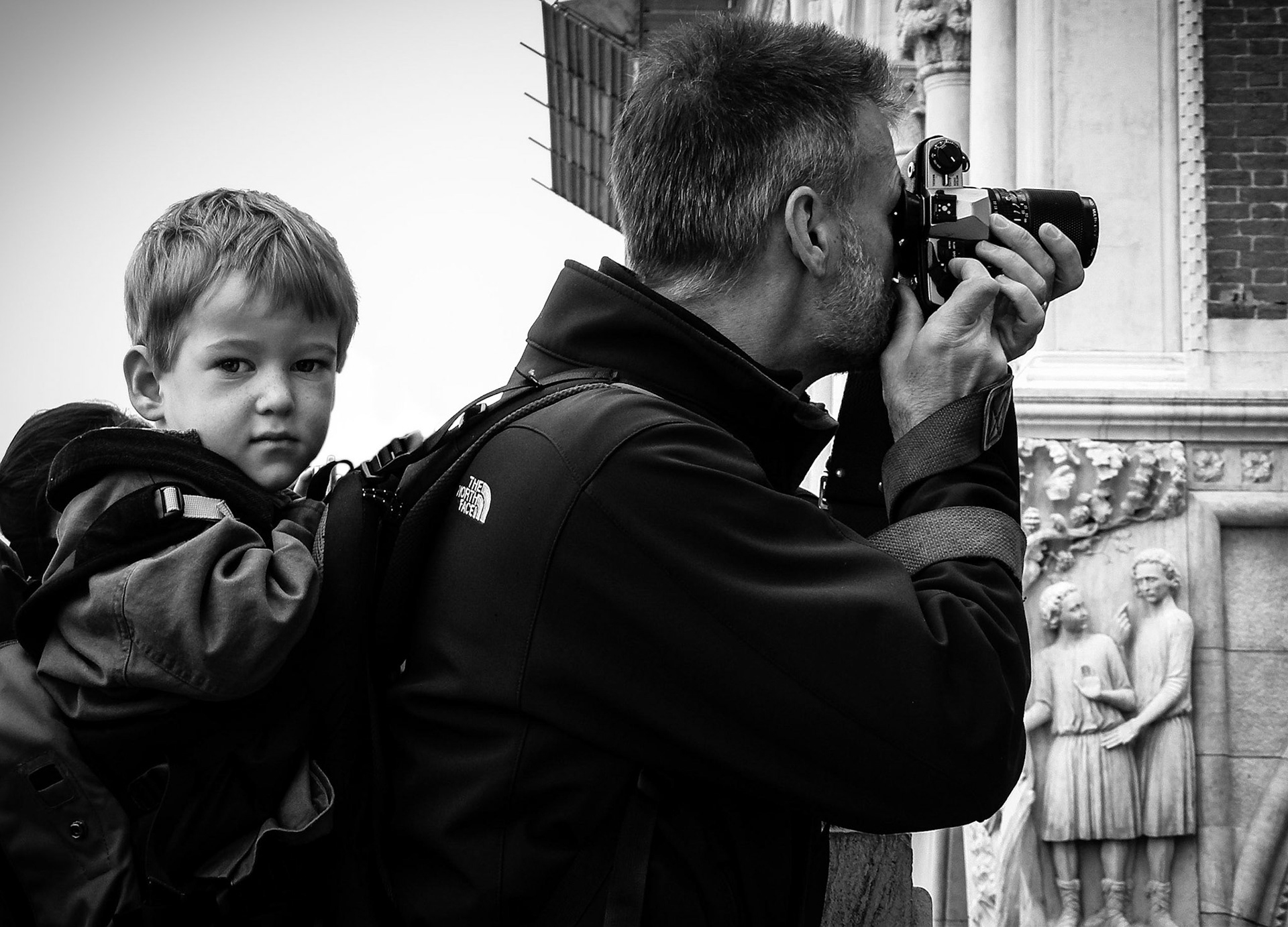 My assistant/son and myself,  Venice Italy