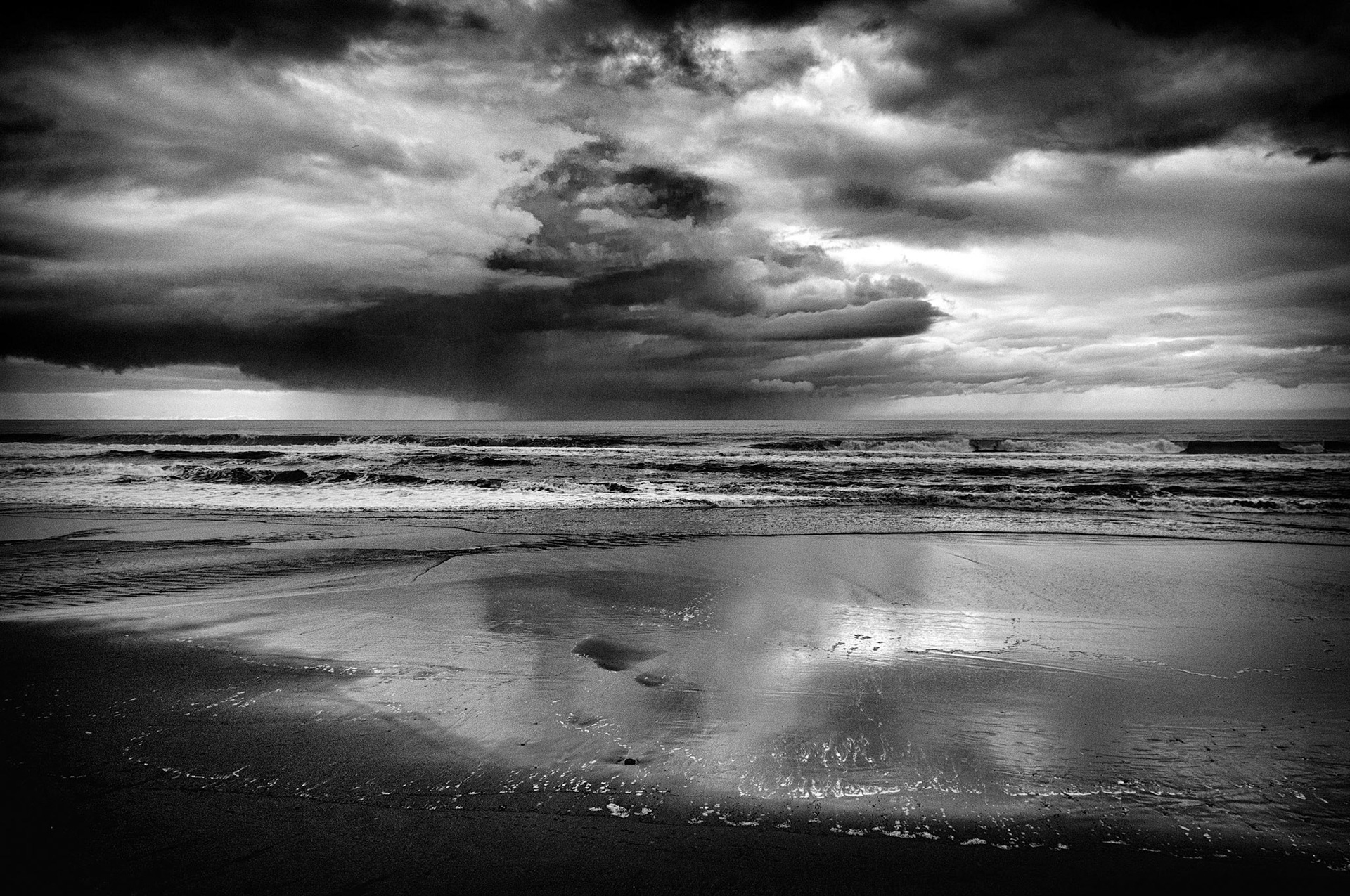 Storm Coming A Shore Northern California