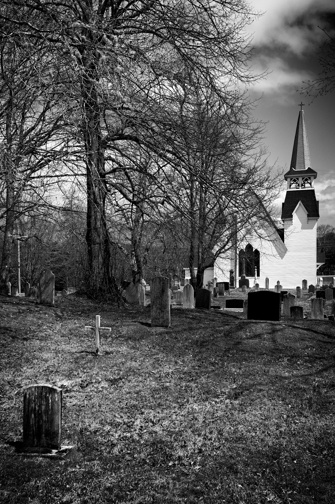 Cemetery and  Small Church, Lower Ship Harbour Nova Scotia
