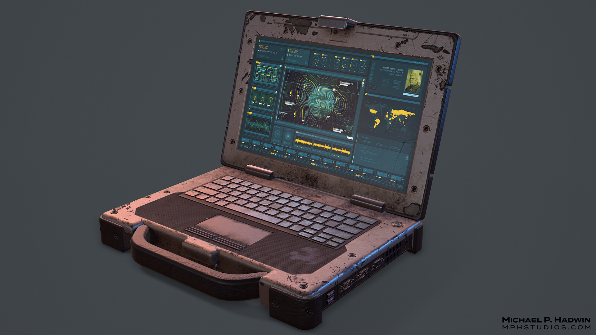 MPH Studios Michael P. Hadwin Tactical Laptop