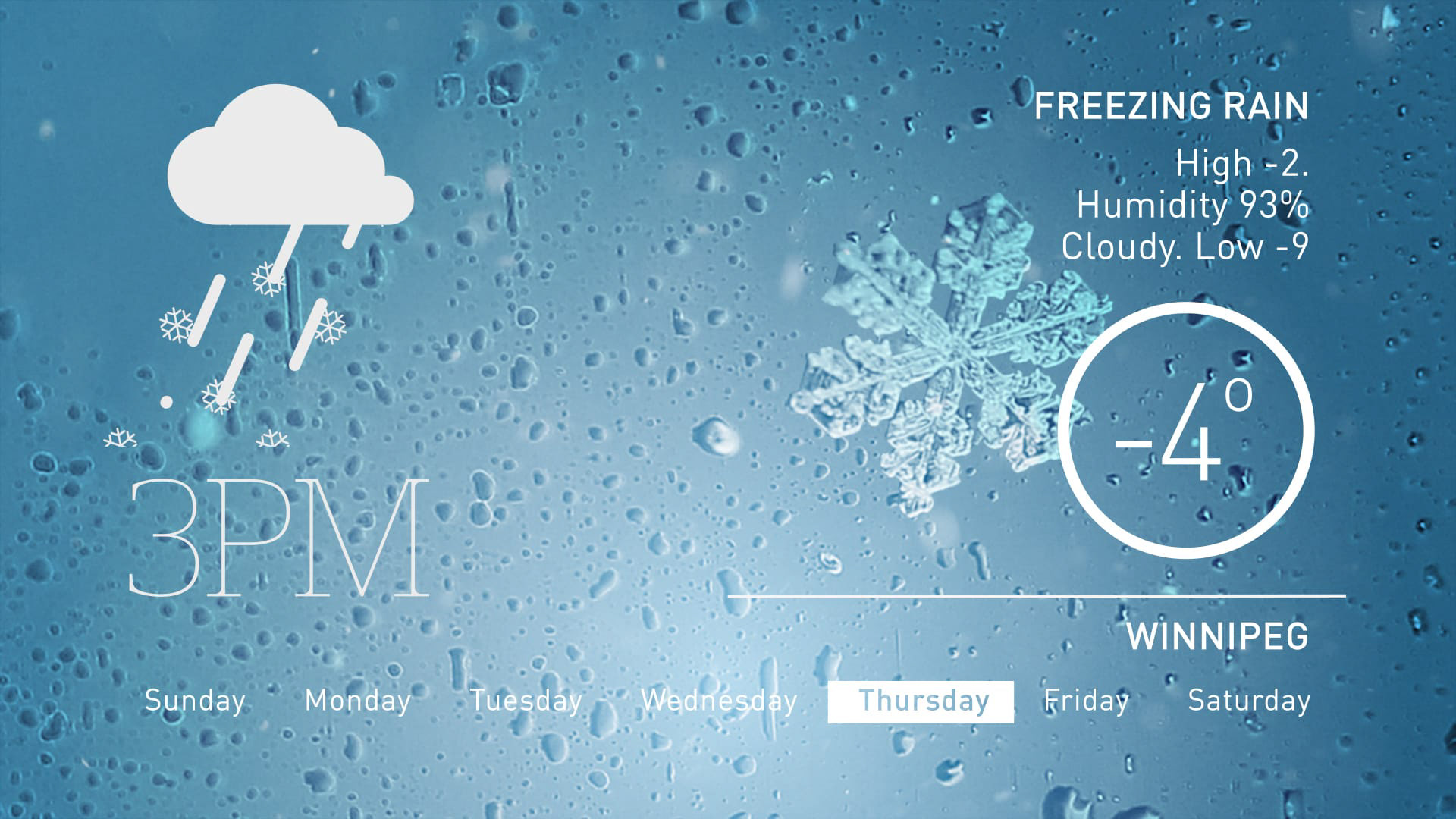 CBC News Weather concept styleframe 04 animation motion design winnipeg canada mograph 2D graphic