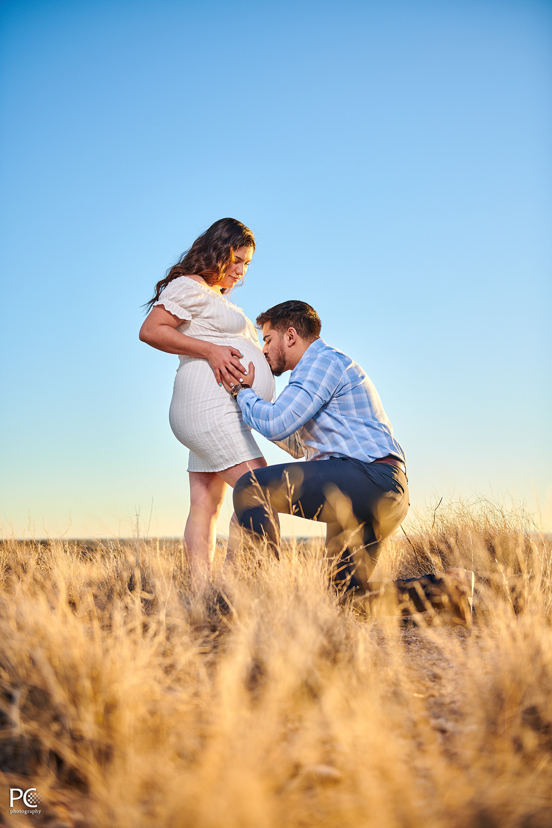 Maternity portraits with partners