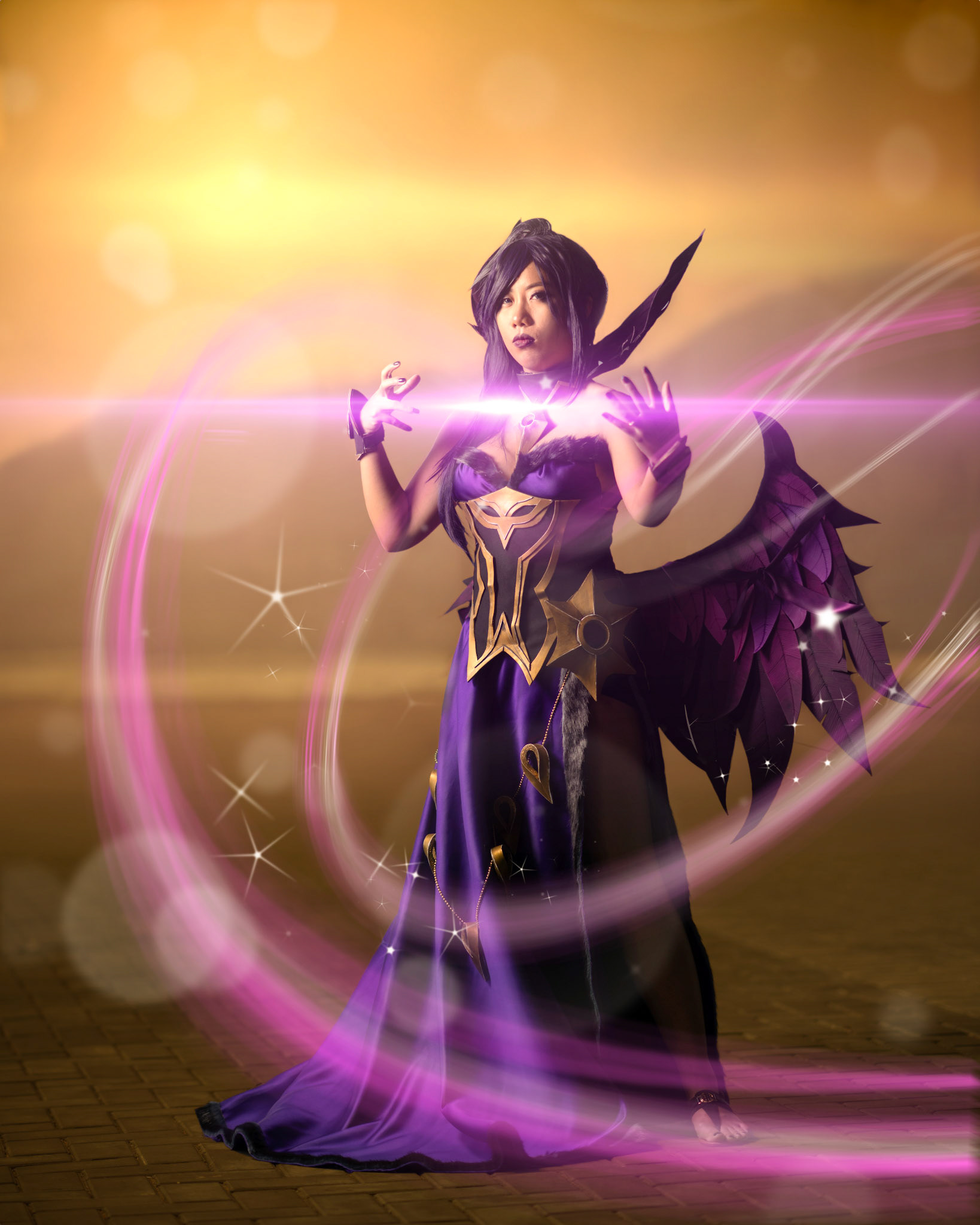 Morgana from League of Legends by @evonecosplay