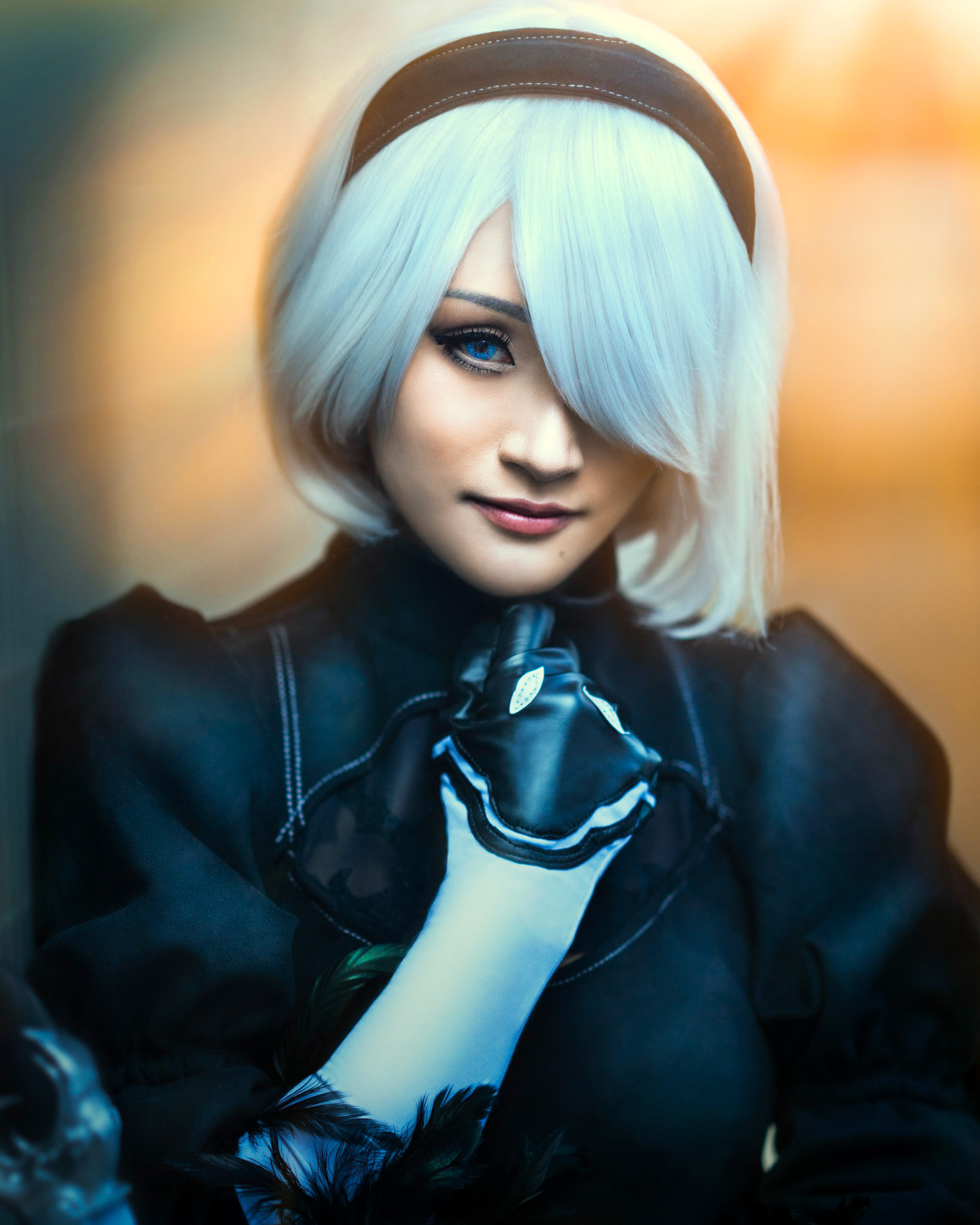 2B from Nier: Automata by @babiibleucosplay