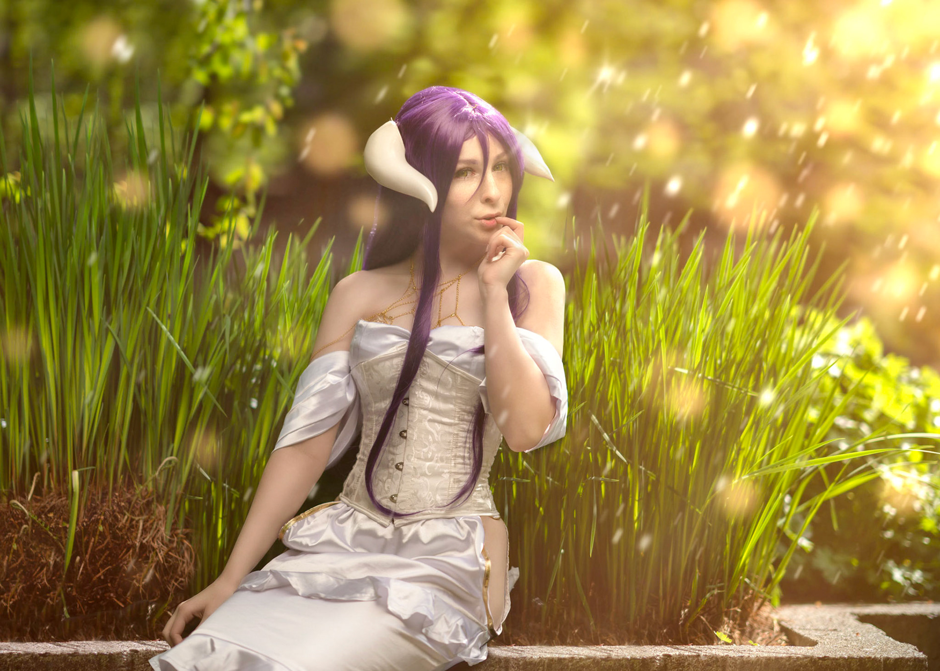 Albedo from Overlord by @awkward_dog_person