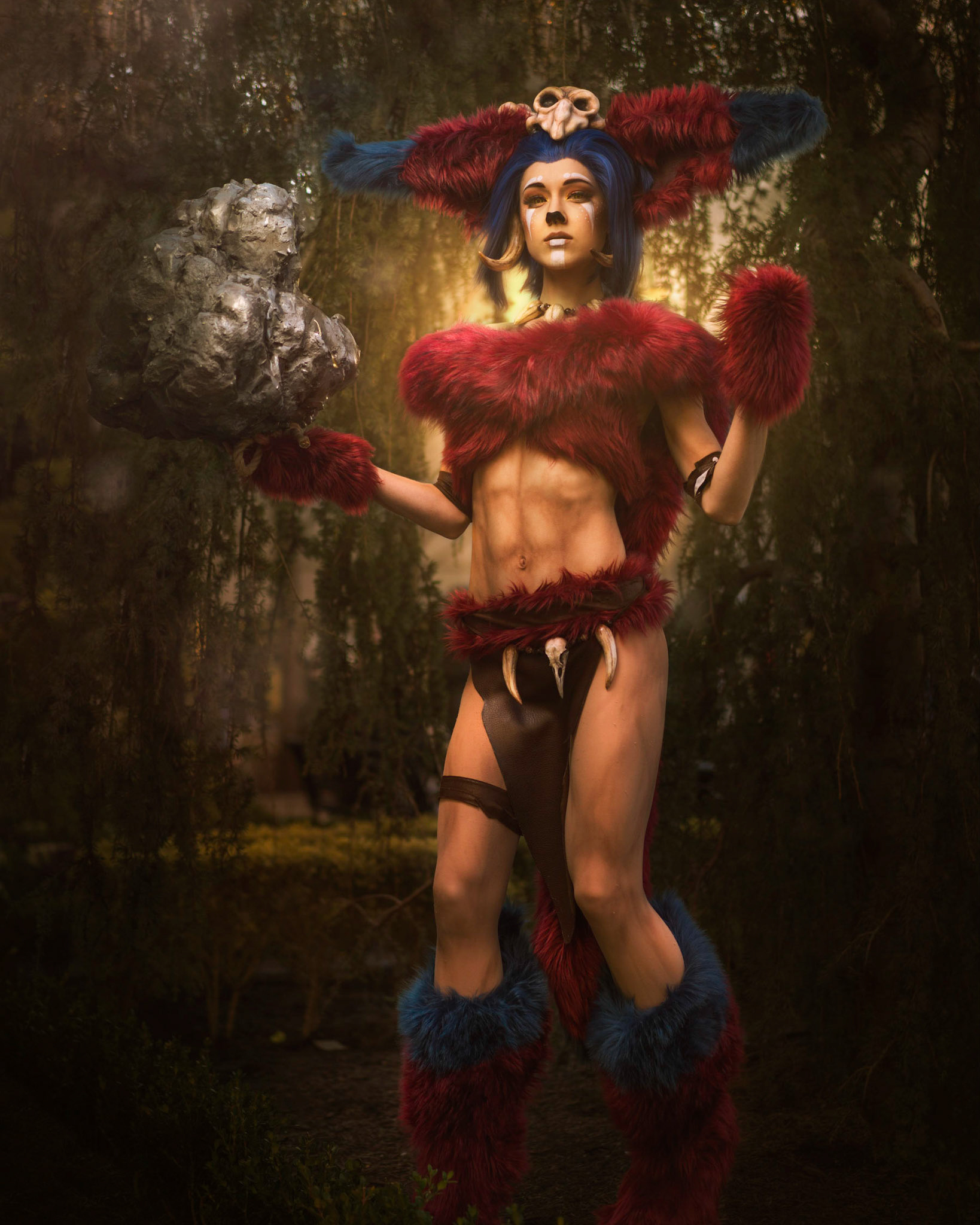 Mega Gnar from League of Legends @fairlyfantasticcosplay