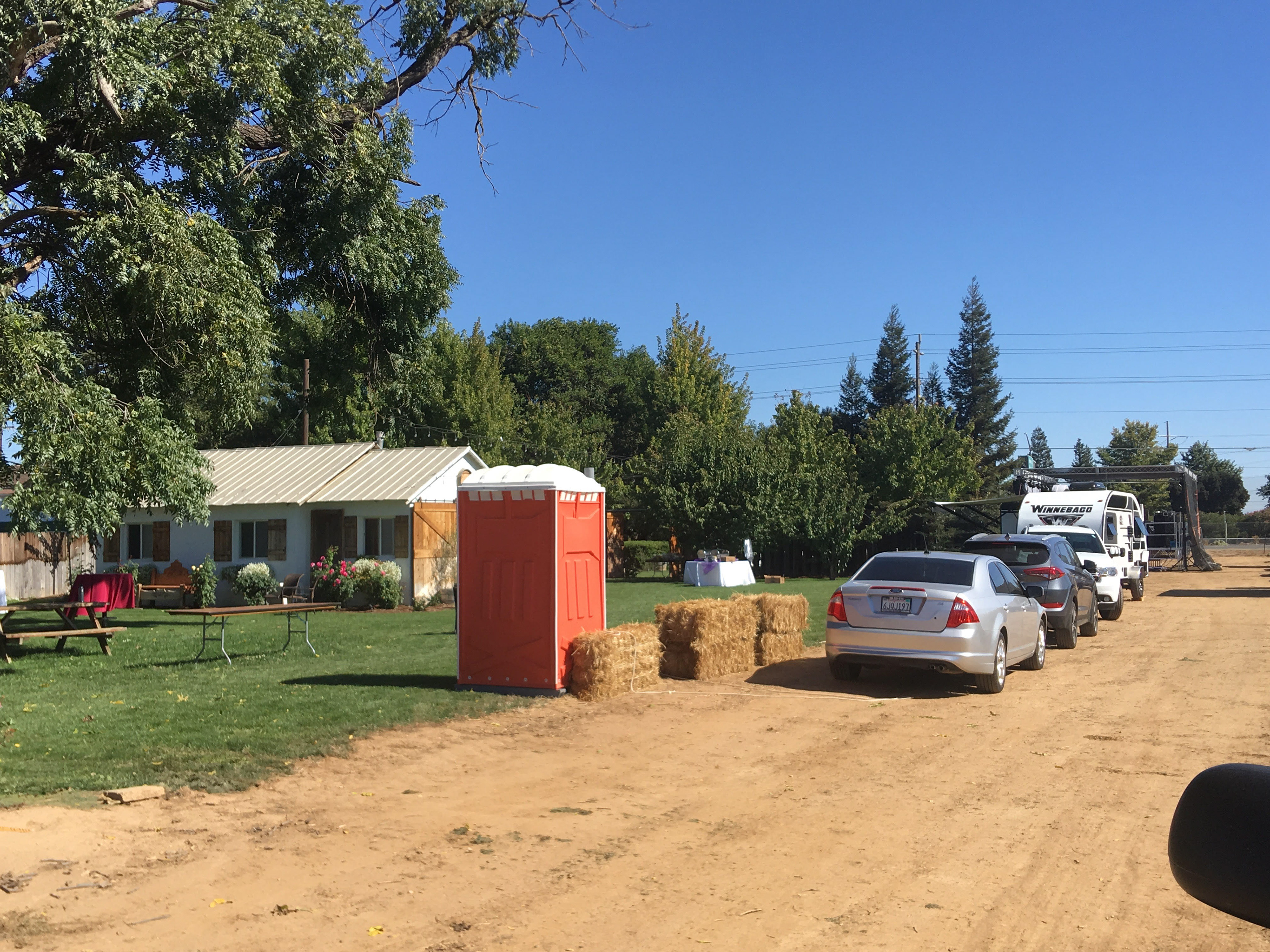 Home Driveway Toilet