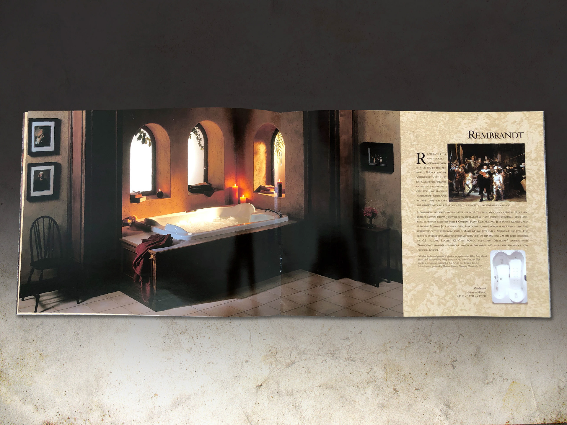 typical spread highlights concept, layout, set design & art direction