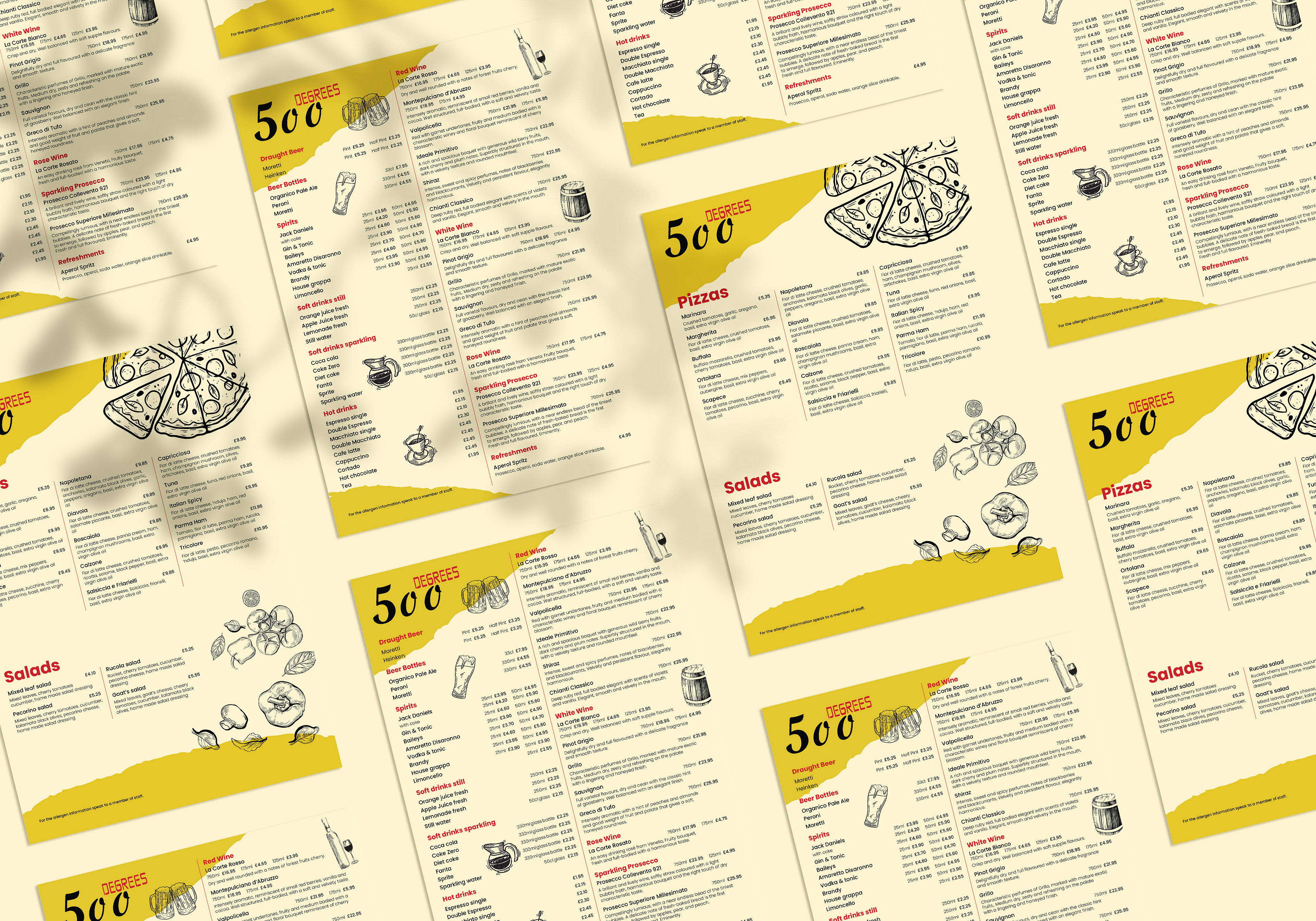 Menu Mockup