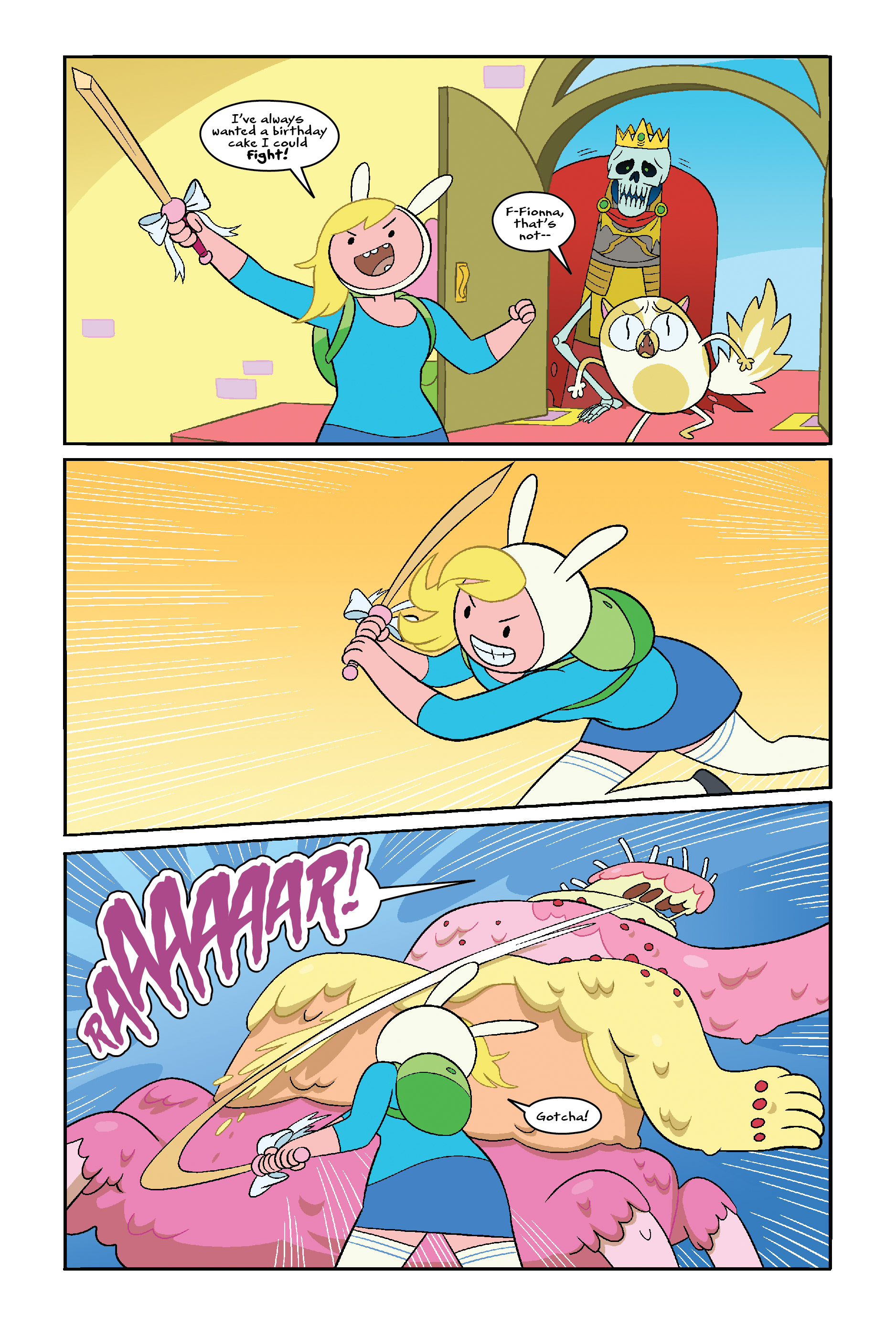 ADVENTURE TIME WITH FIONNA & CAKE: PARTY BASH BLUES © BOOM! Studios