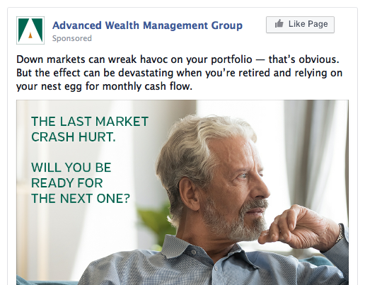 Advanced Wealth Management Facebook Campaign