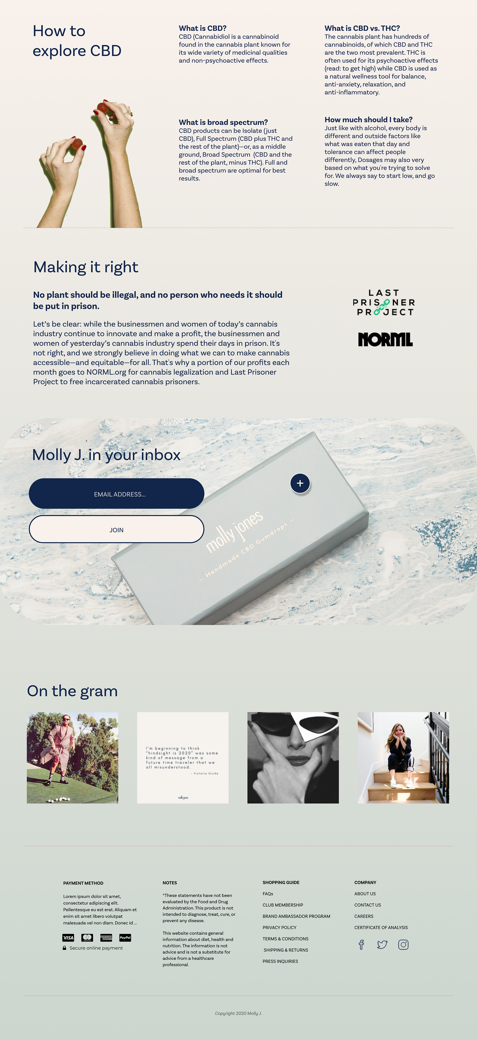 Alternate homepage
