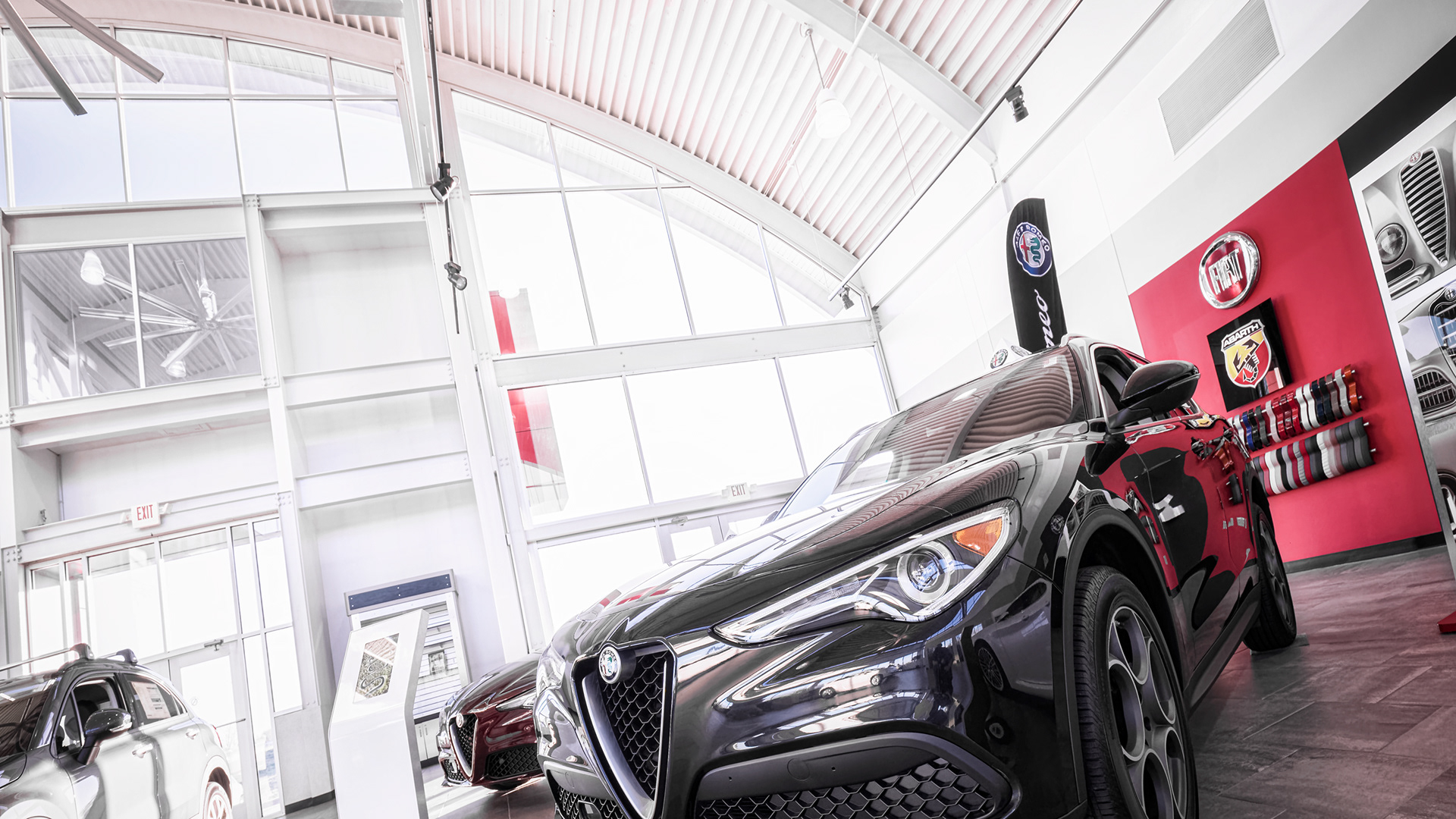 architectural photography, Quad Cities, Iowa, Fiat Alfa Romeo dealership