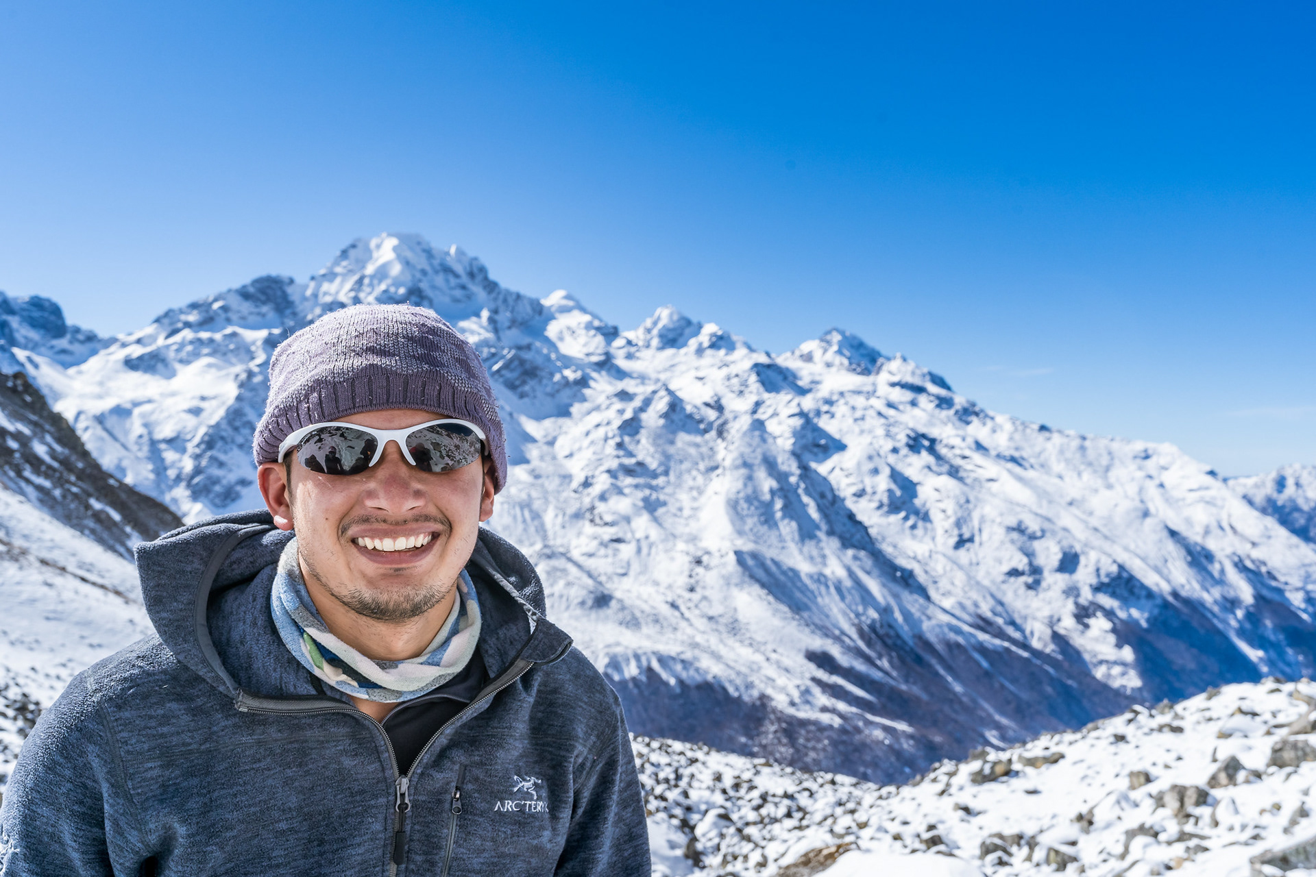 My mountain guide Tej.
