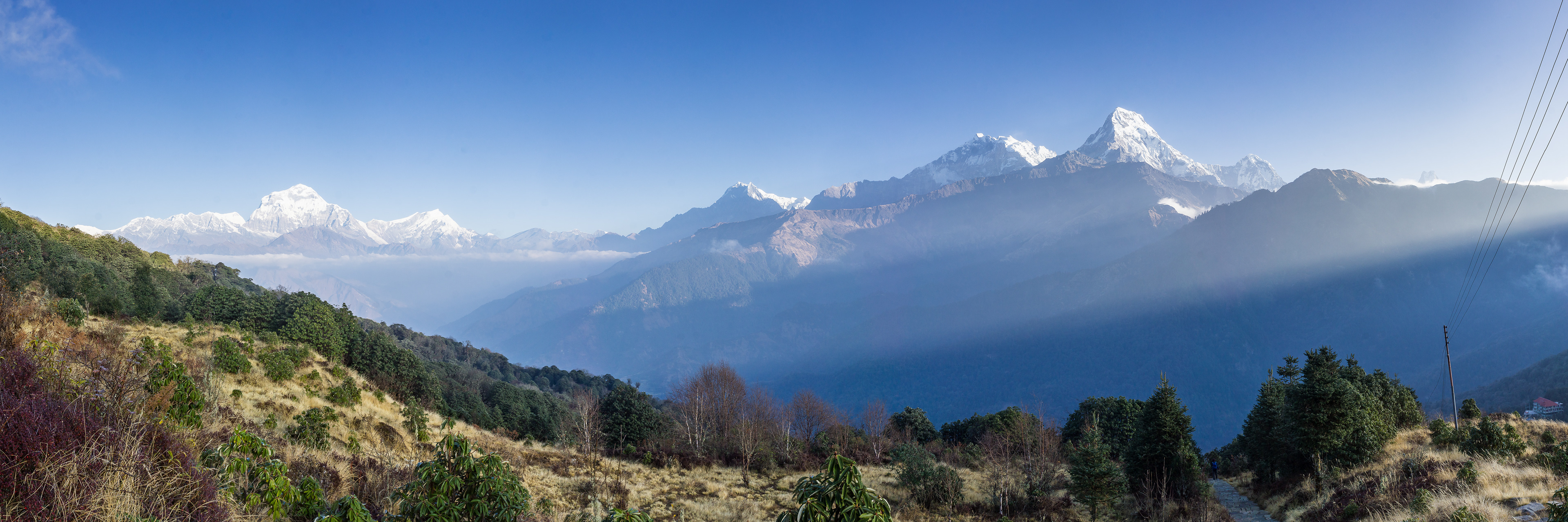 Panorama of the Annapurna Himal from Poon Hill