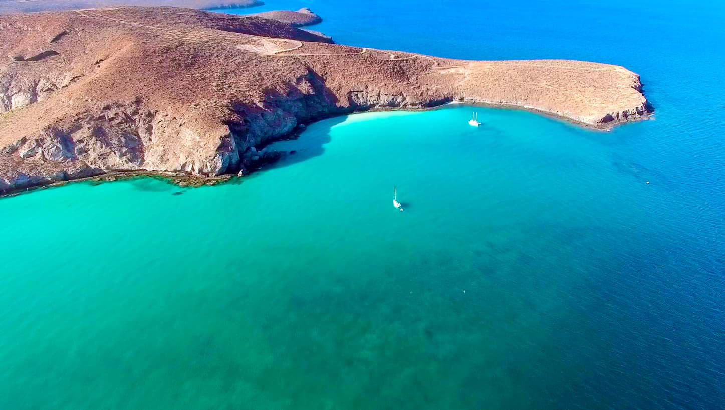 Balandra 11 am Aerial Pic