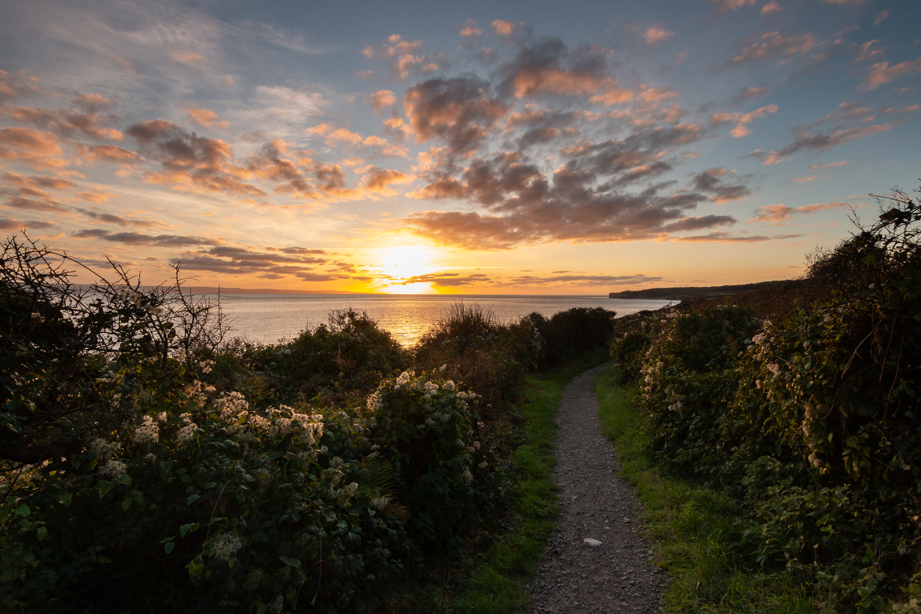 Llantwit Coast Path Sunset