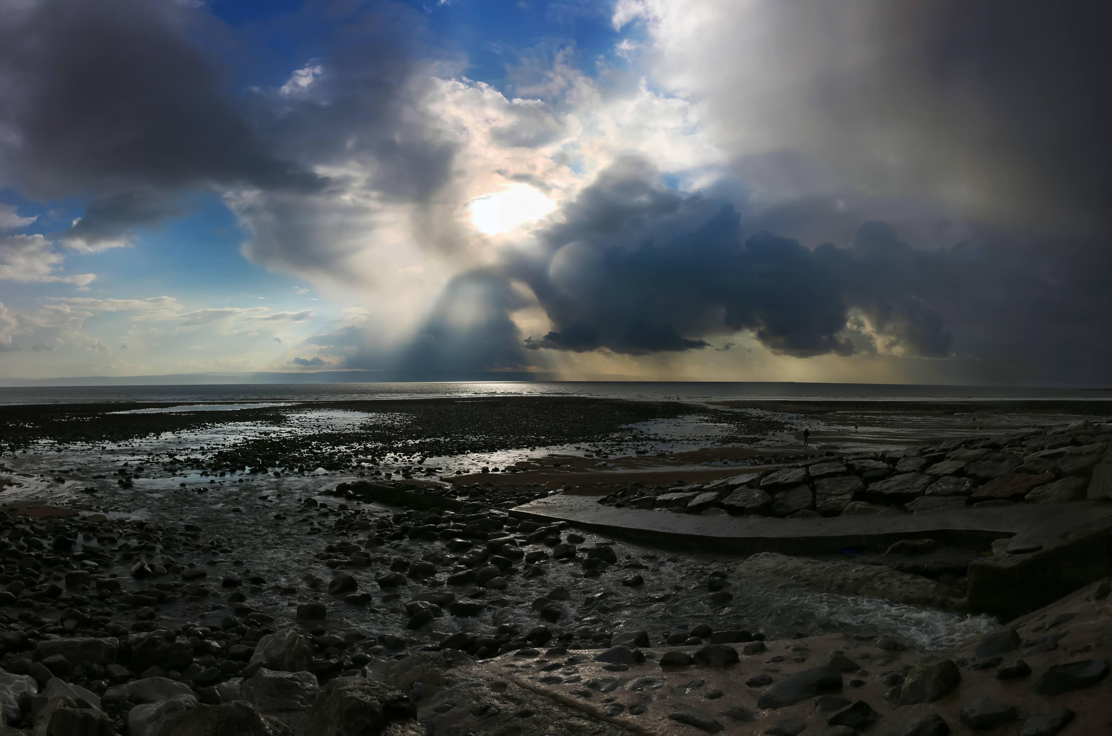 Llantwit Beach Passing Rain