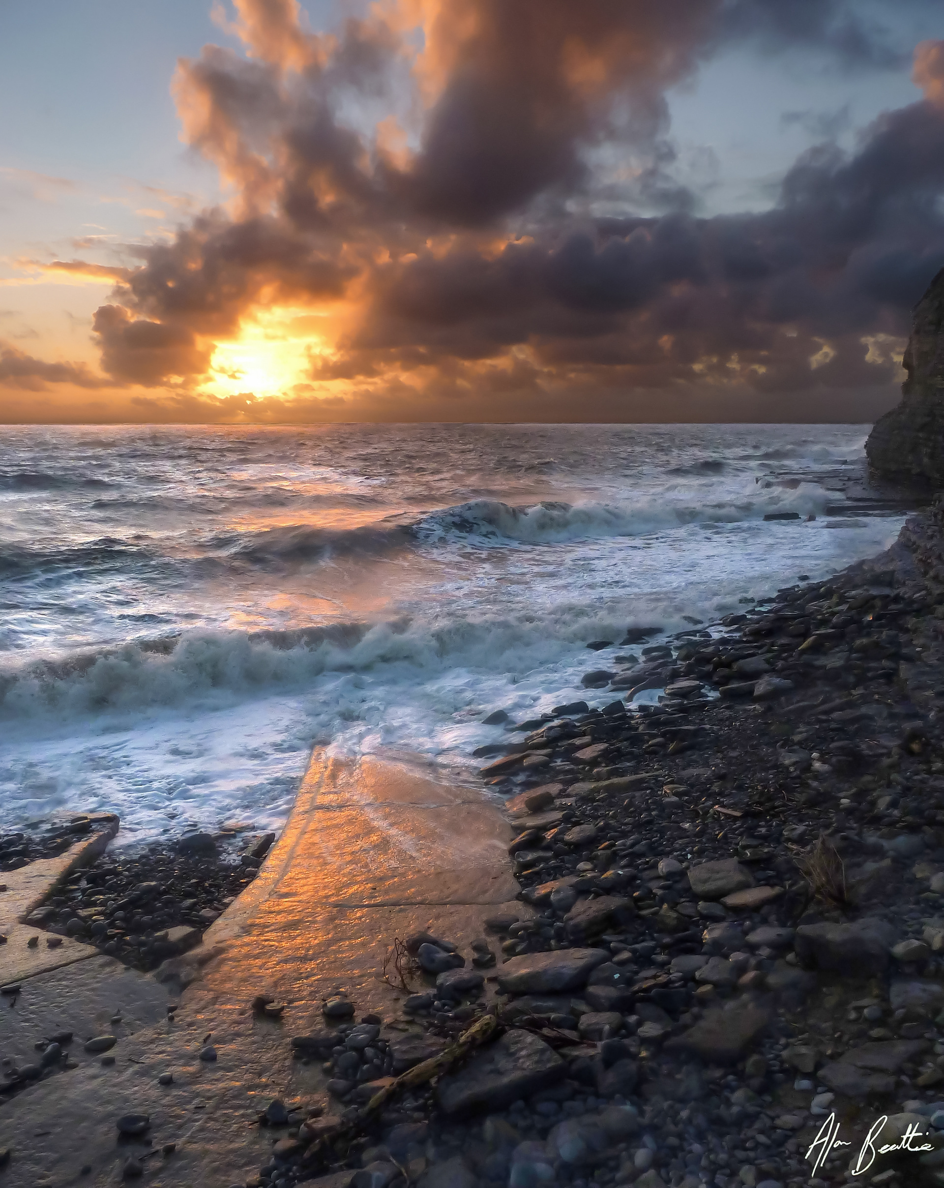 Southerndown Slipway Sunset