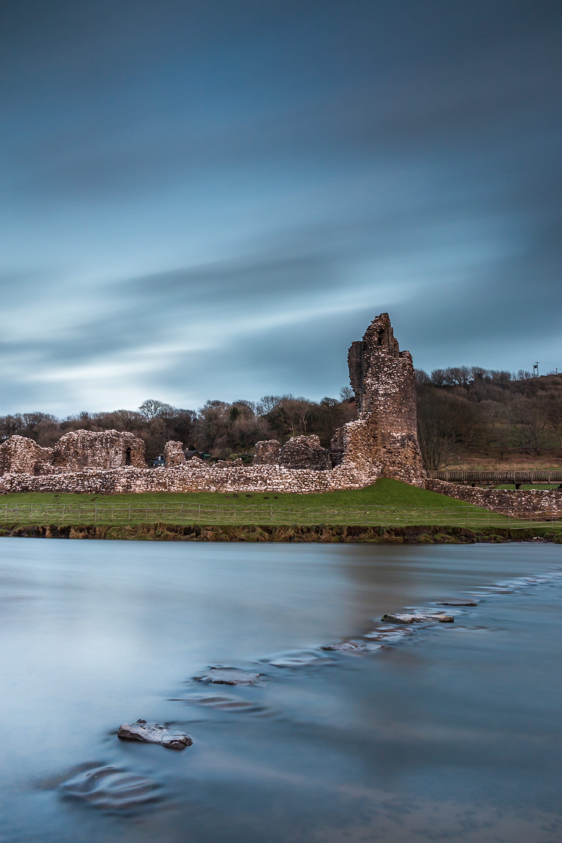 Ogmore Castle Stepping Stones