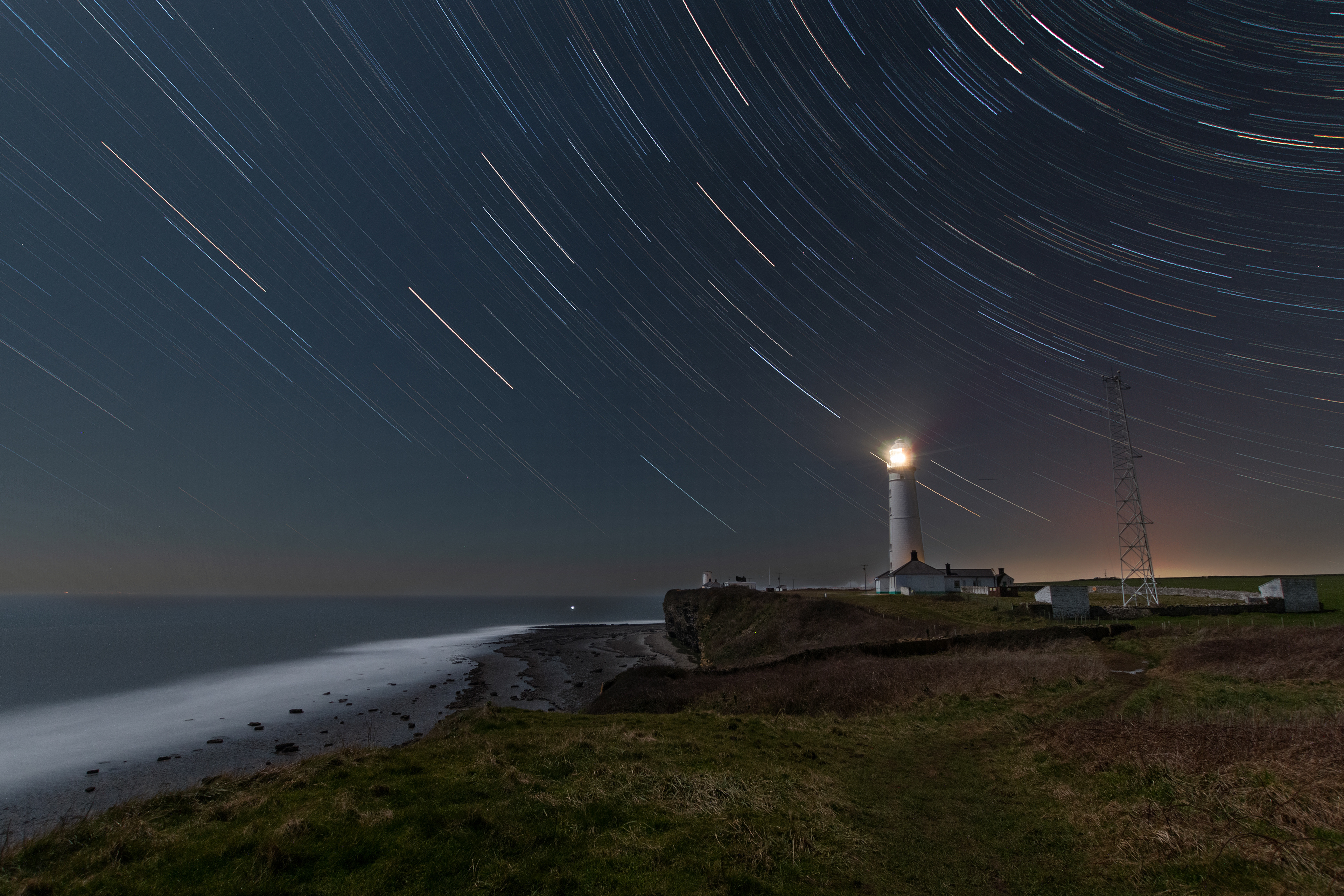 Lighthouse Star Trails