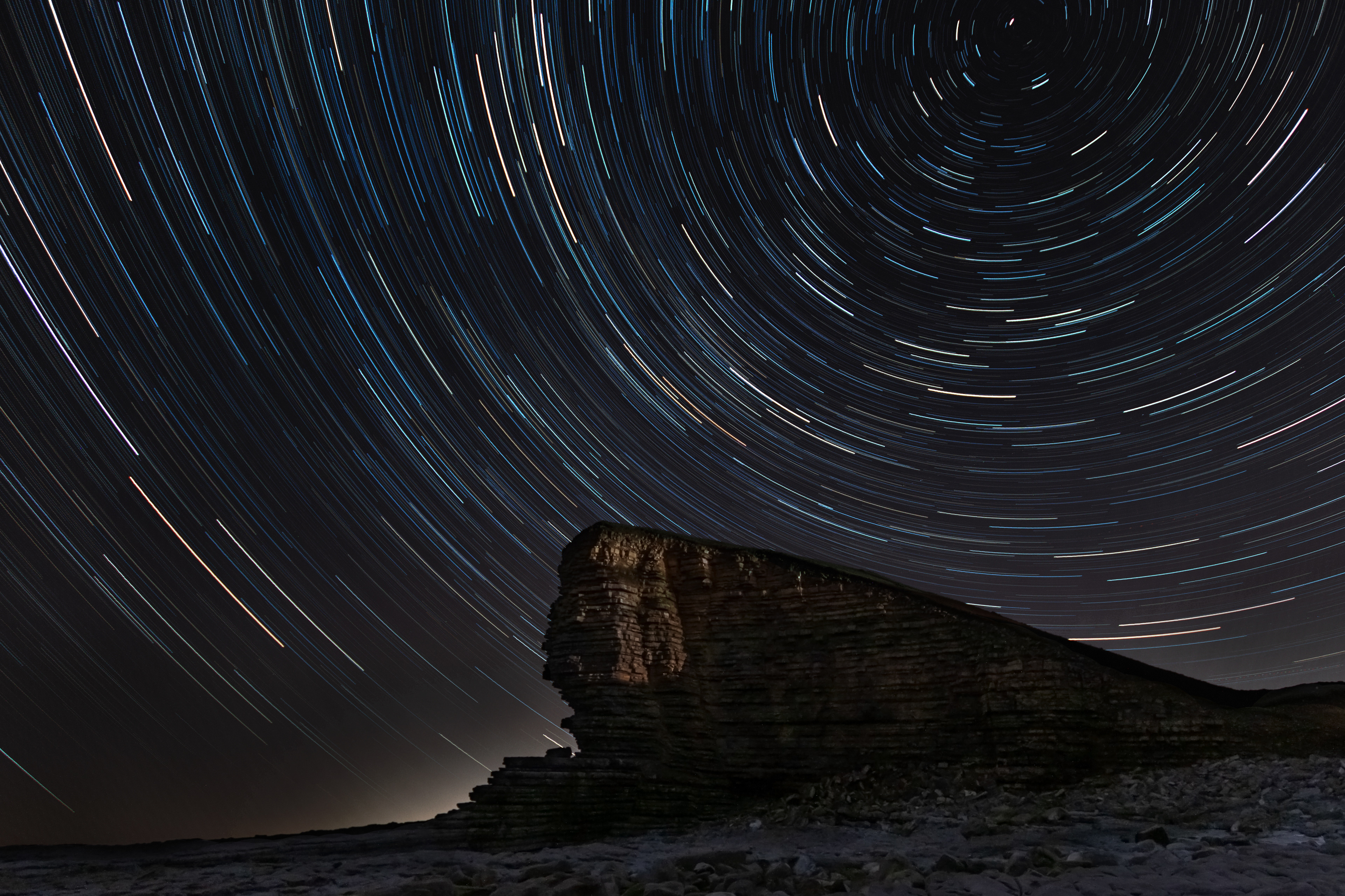 Nash Cliffs Startrail
