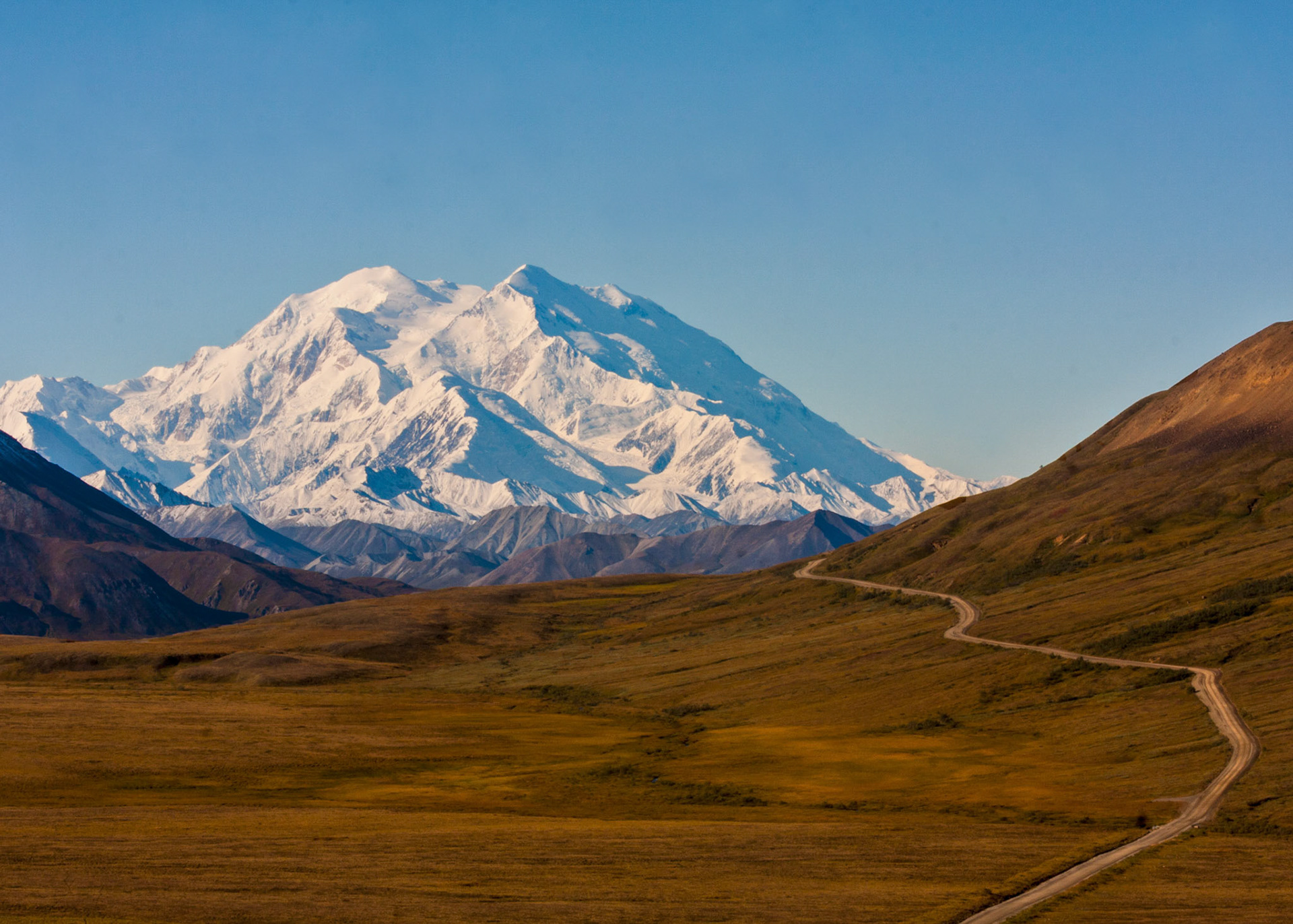 33 Miles from the Denali, the tallest Mountain in North America