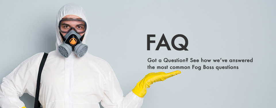 FAQ image of hazmat guy holding up palm of hand with Got a Question? written above