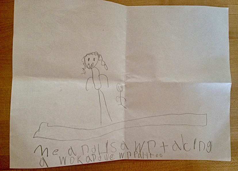 One of the many very flattering pictures I receive from children