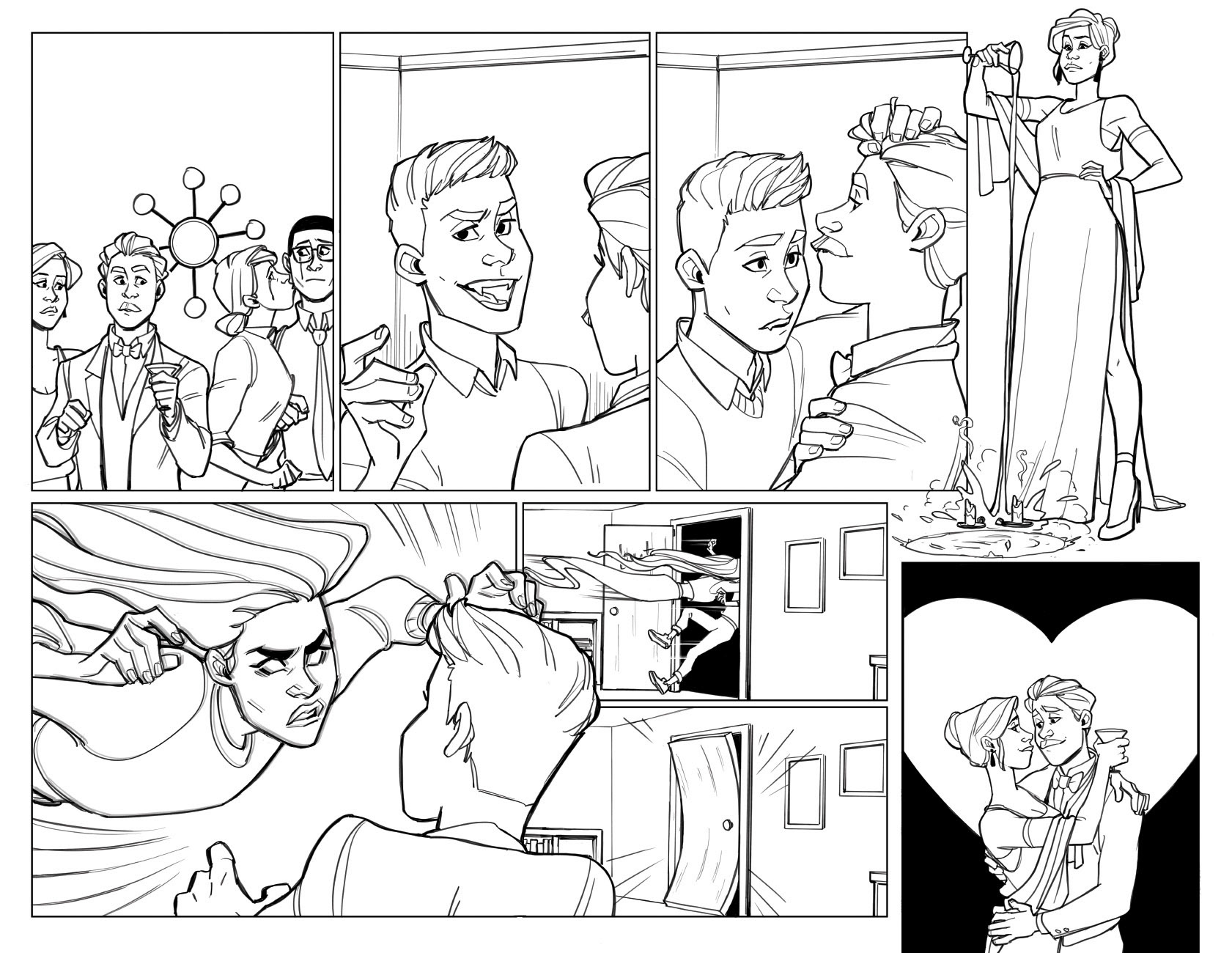 The Thrilling Adventure Hour: Residence Evil - Pencils, Inks (written by Ben Acker & Ben Blacker, BOOM! 2018)