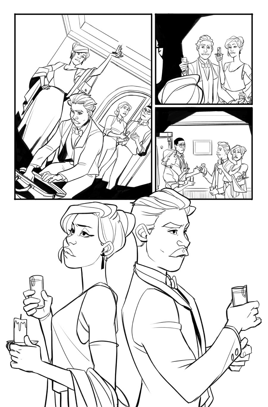 The Thrilling Adventure Hour: Residence Evil - Pencils, Inks (written by Ben Acker & Ben Blacker, BOOM! 2018)