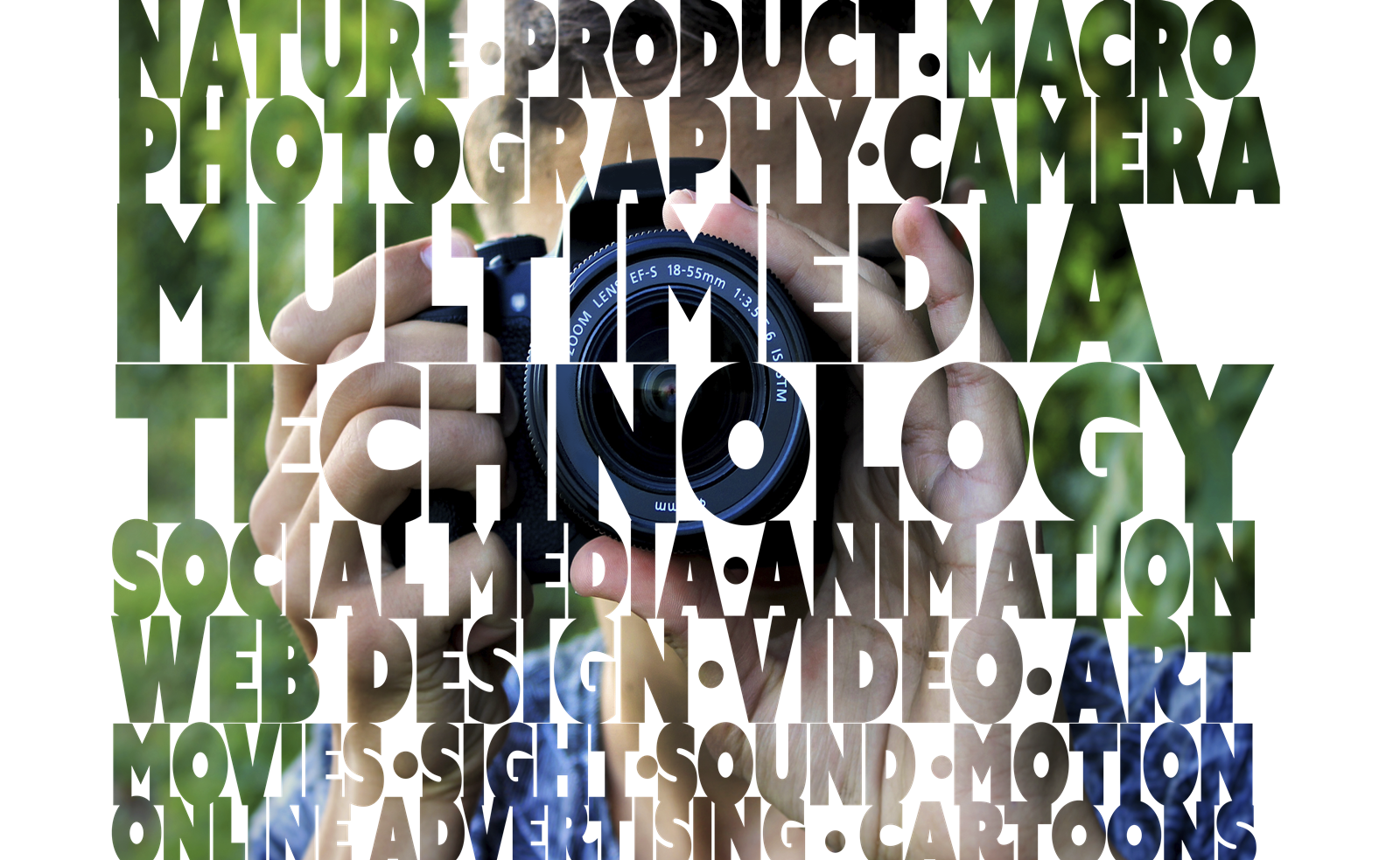 Text and Photo Graphic made in Photoshop.