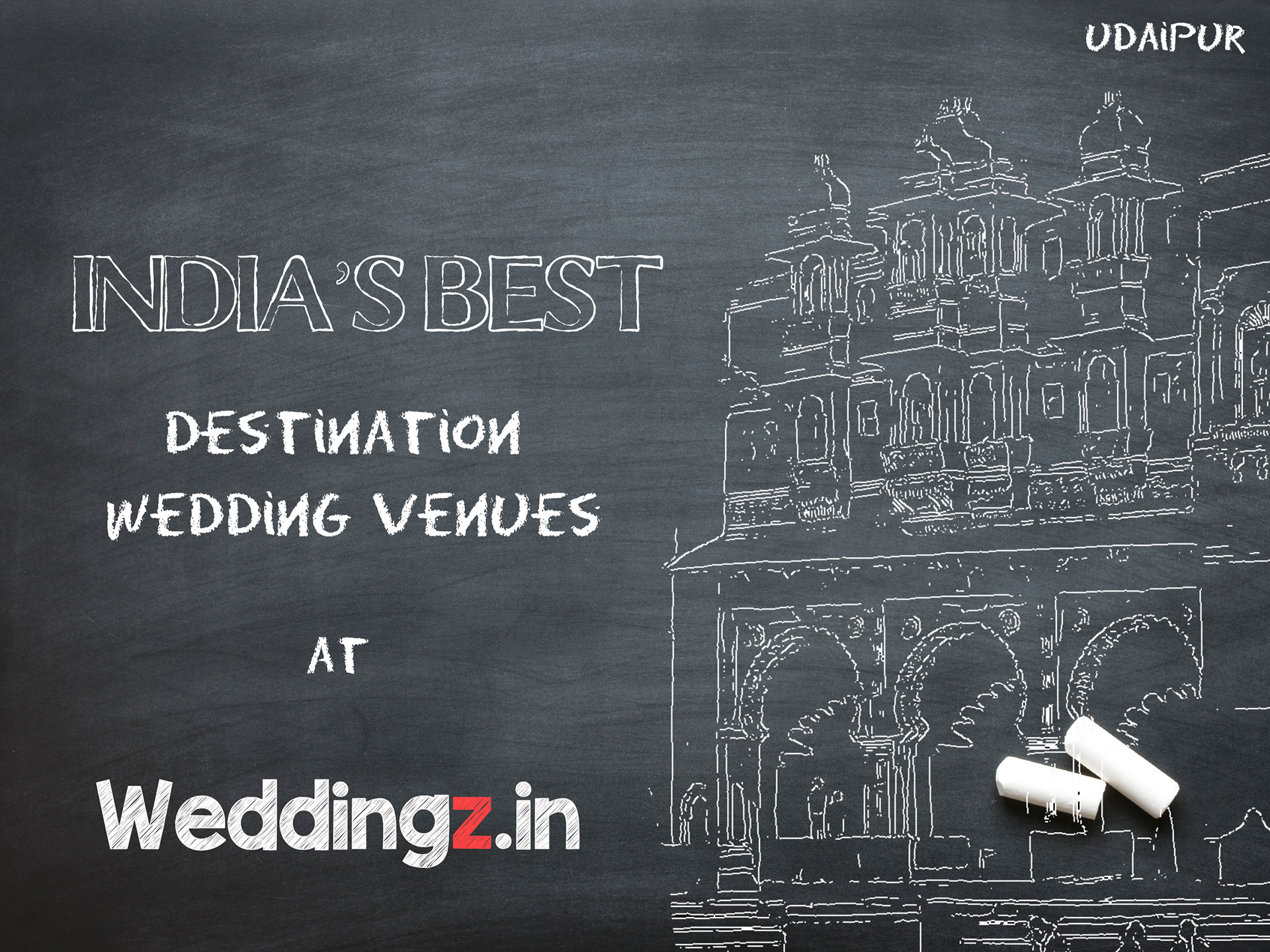 shivangi mahajan chalkboard theme marketing creatives for weddingz in