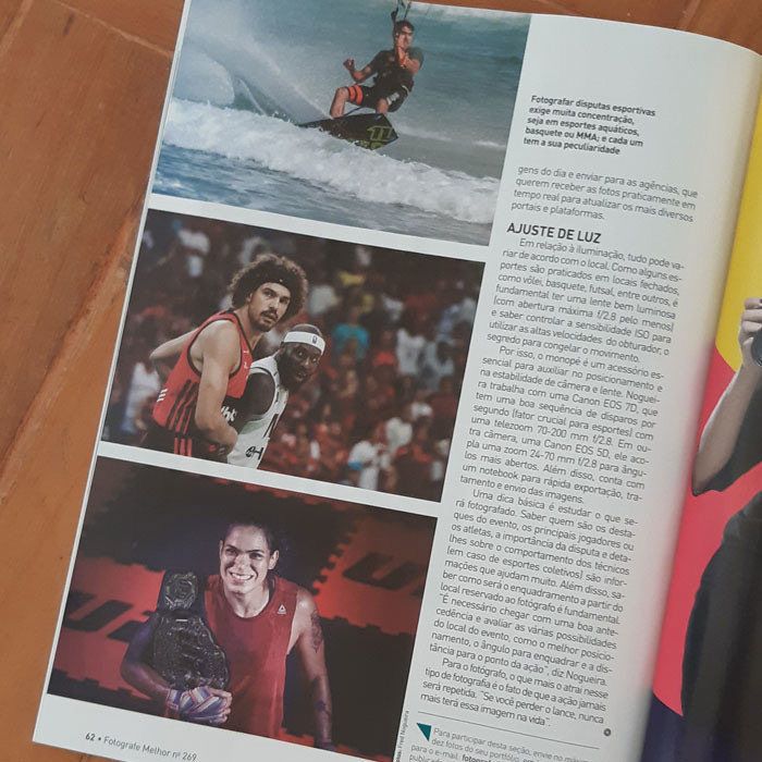 Todas as fotos já publicadas em revistas, sites, redes sociais entre outras.