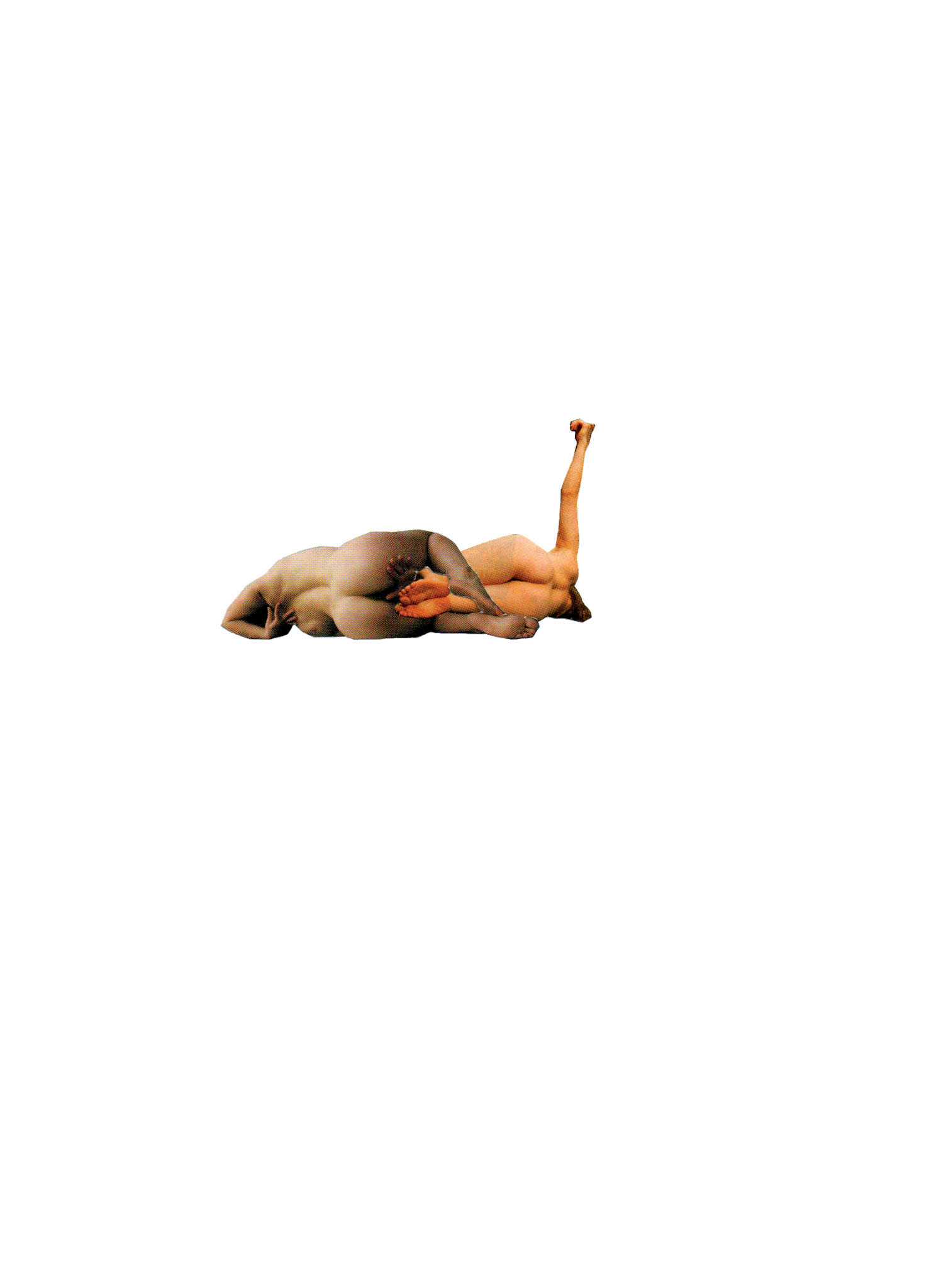 Sieste (série des Rencontres fortuites au sein d’un scanner), 2017 Image numérique