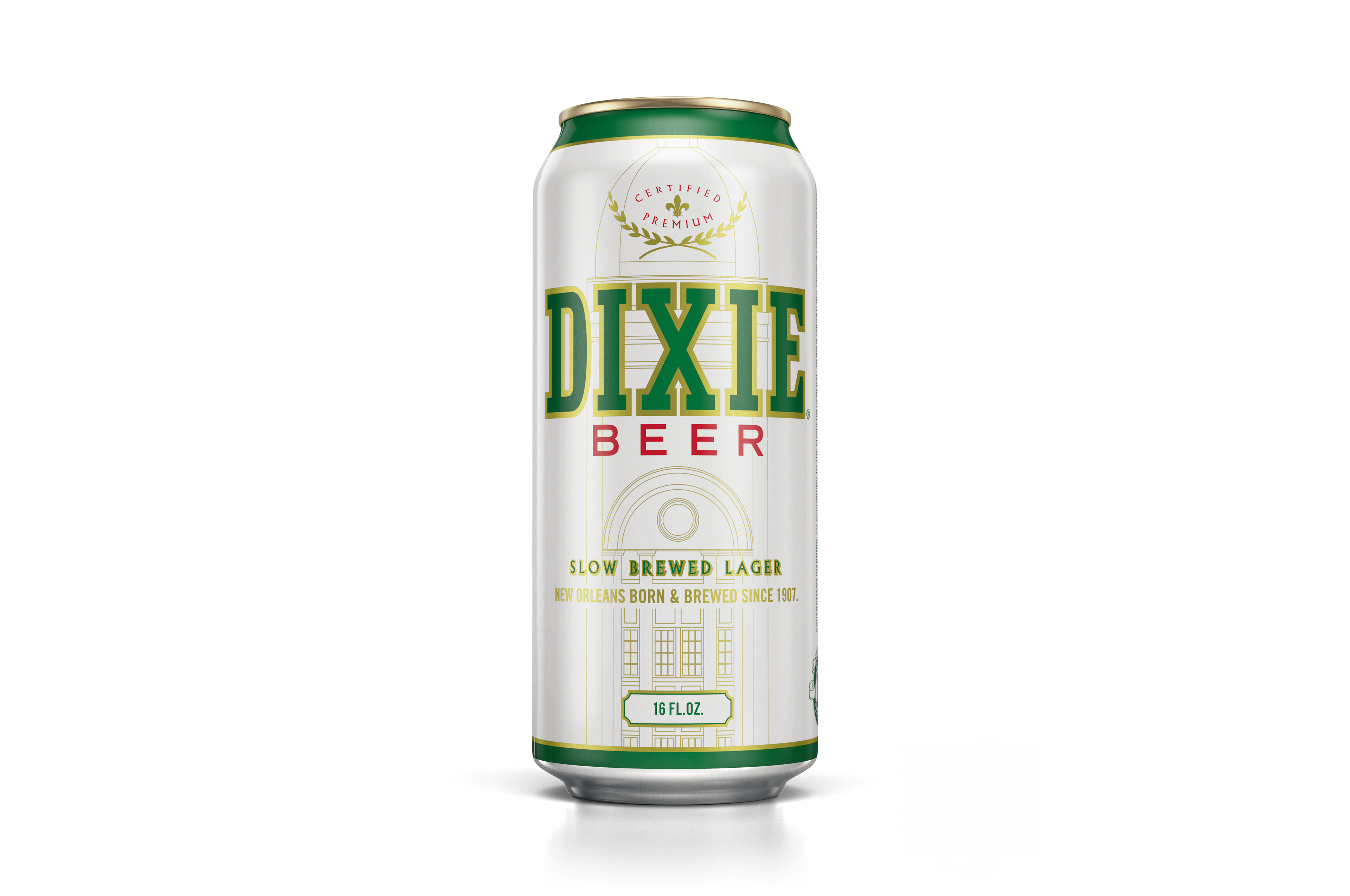 Dixie Beer 16 oz. Can Design
