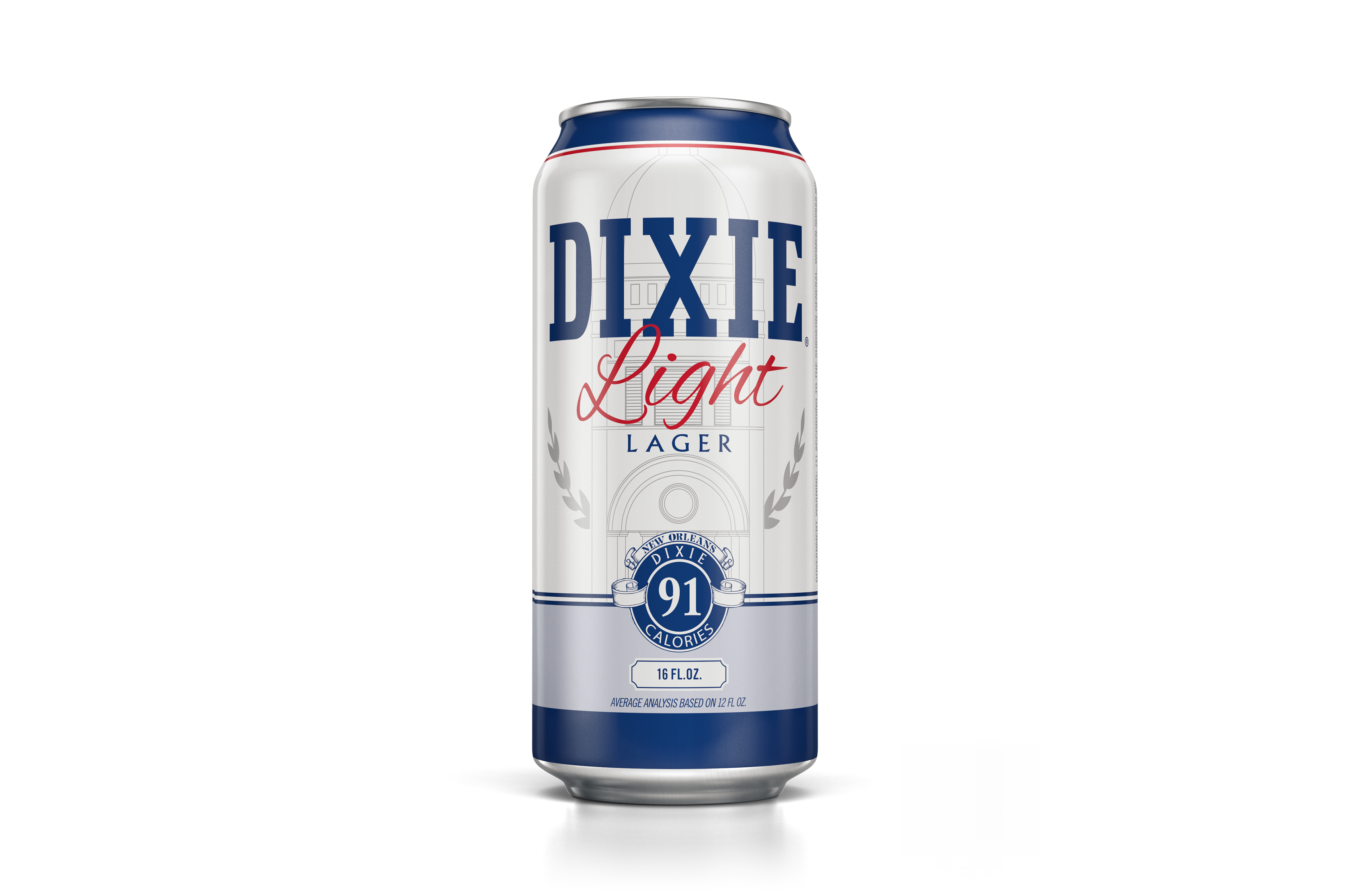 Dixie Light 16 oz. Can Design