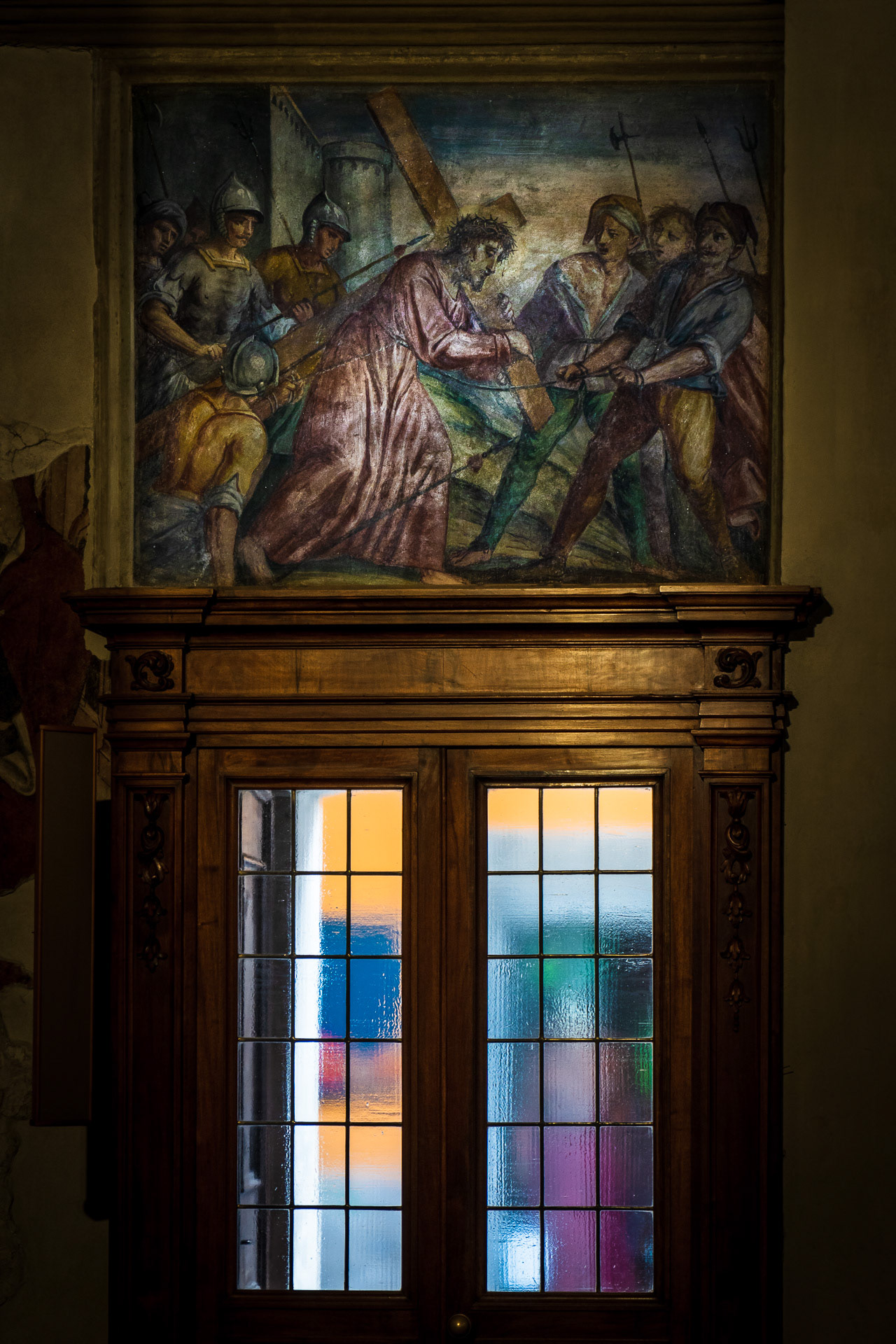 Churches belong to Italy like wine and pasta. The pictures in the churches are often surprisingly close to real life - at least in colour.