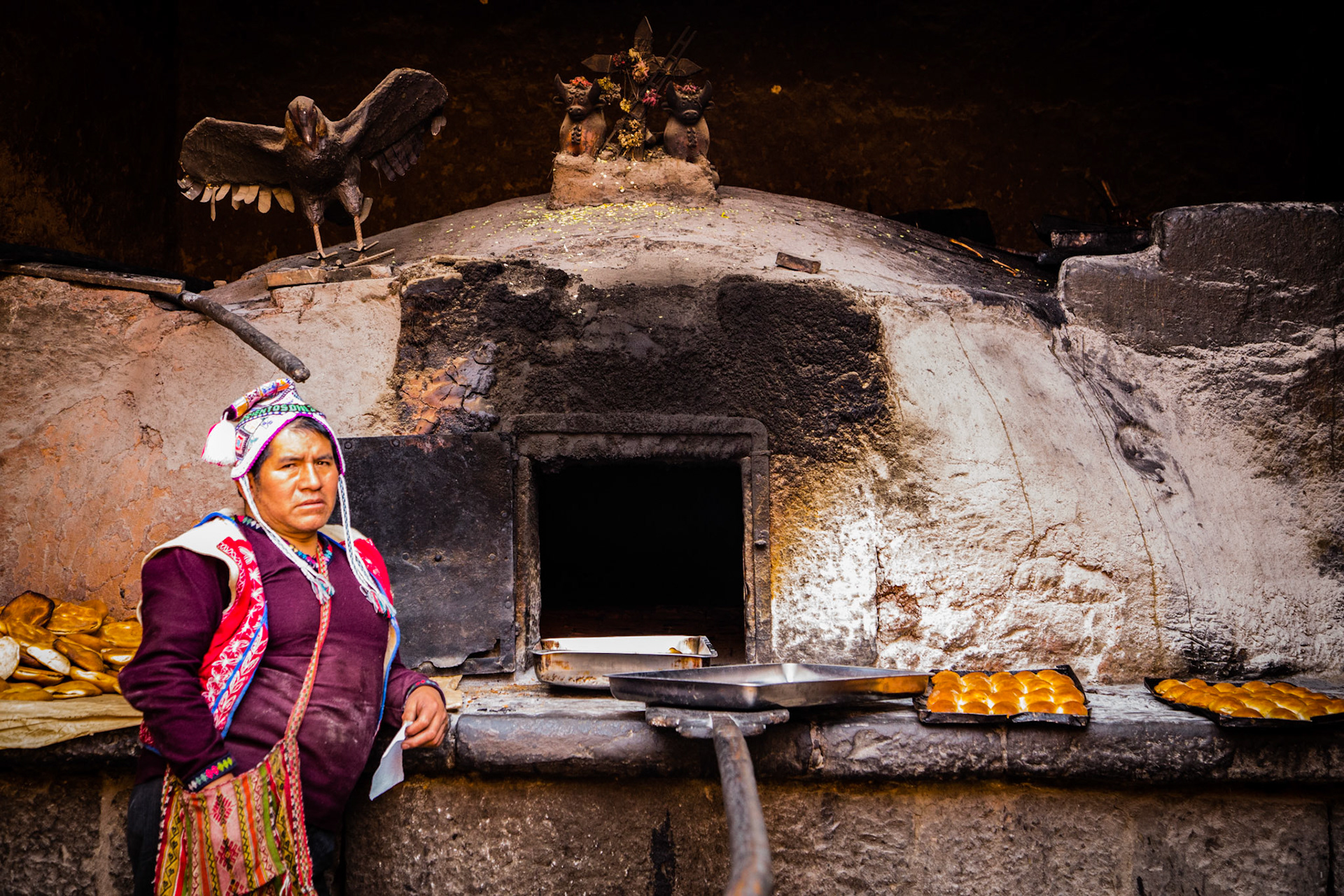 Bread maker. Peru.