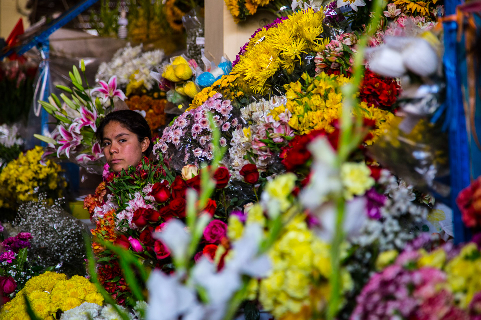 Flower Market. Peru.