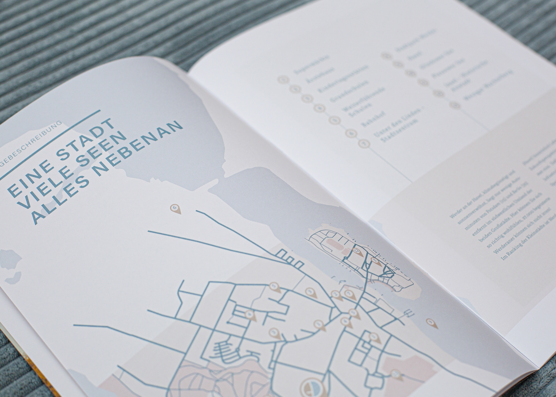 Kundenmagazin / Marketing Brochure, Map