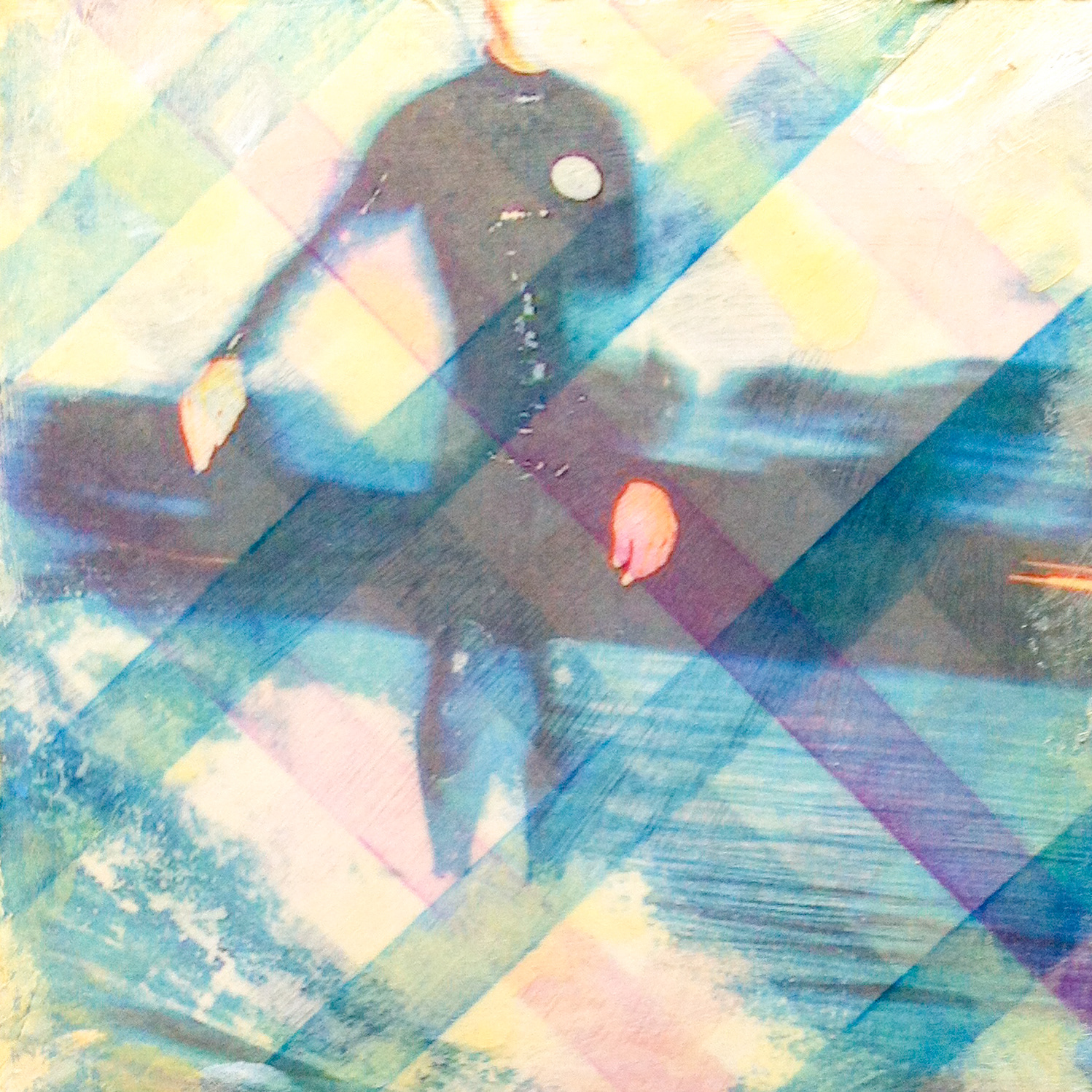 Surfer 15 - 6" x 6" (Sold)