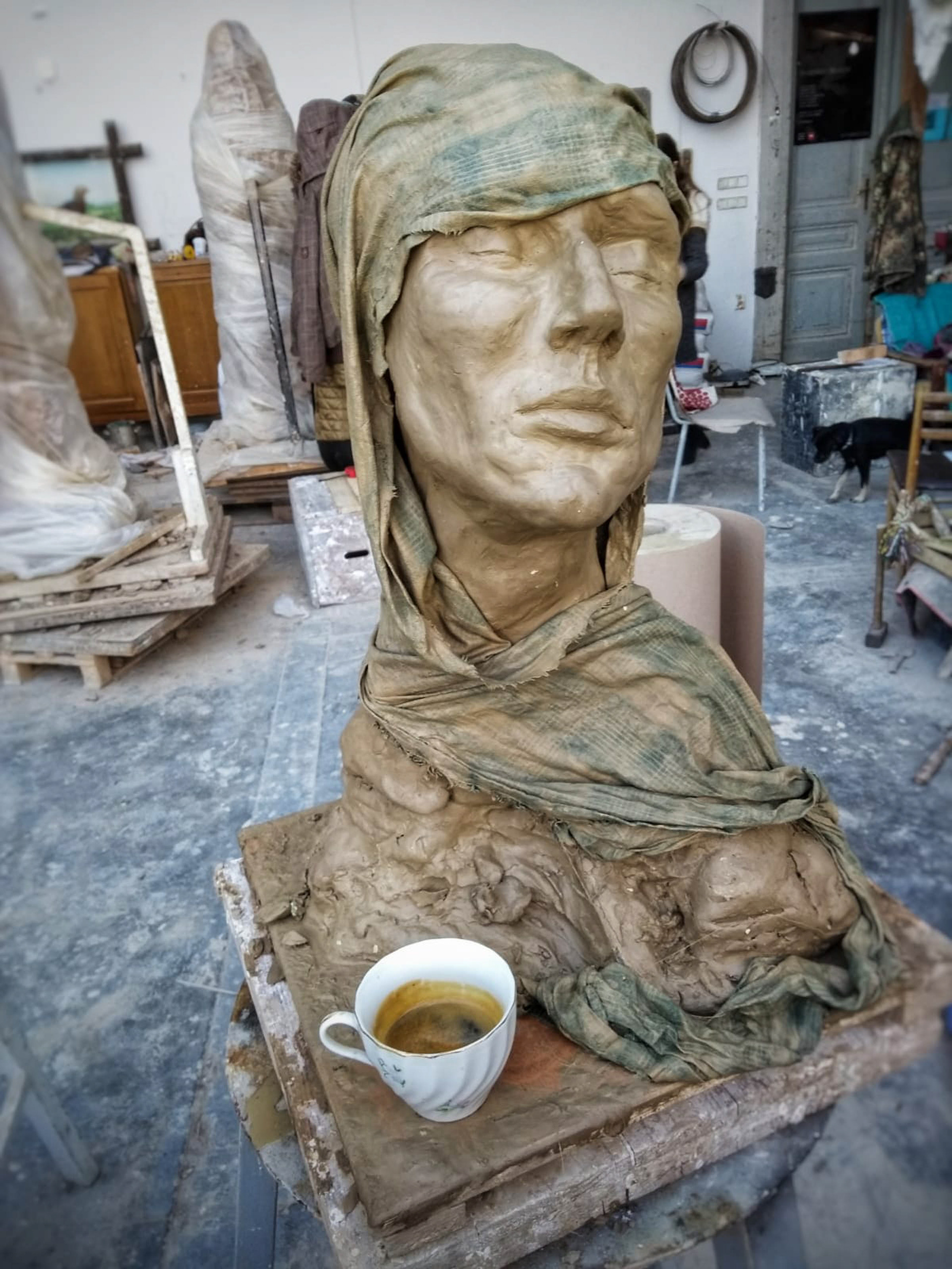 Clay Bust