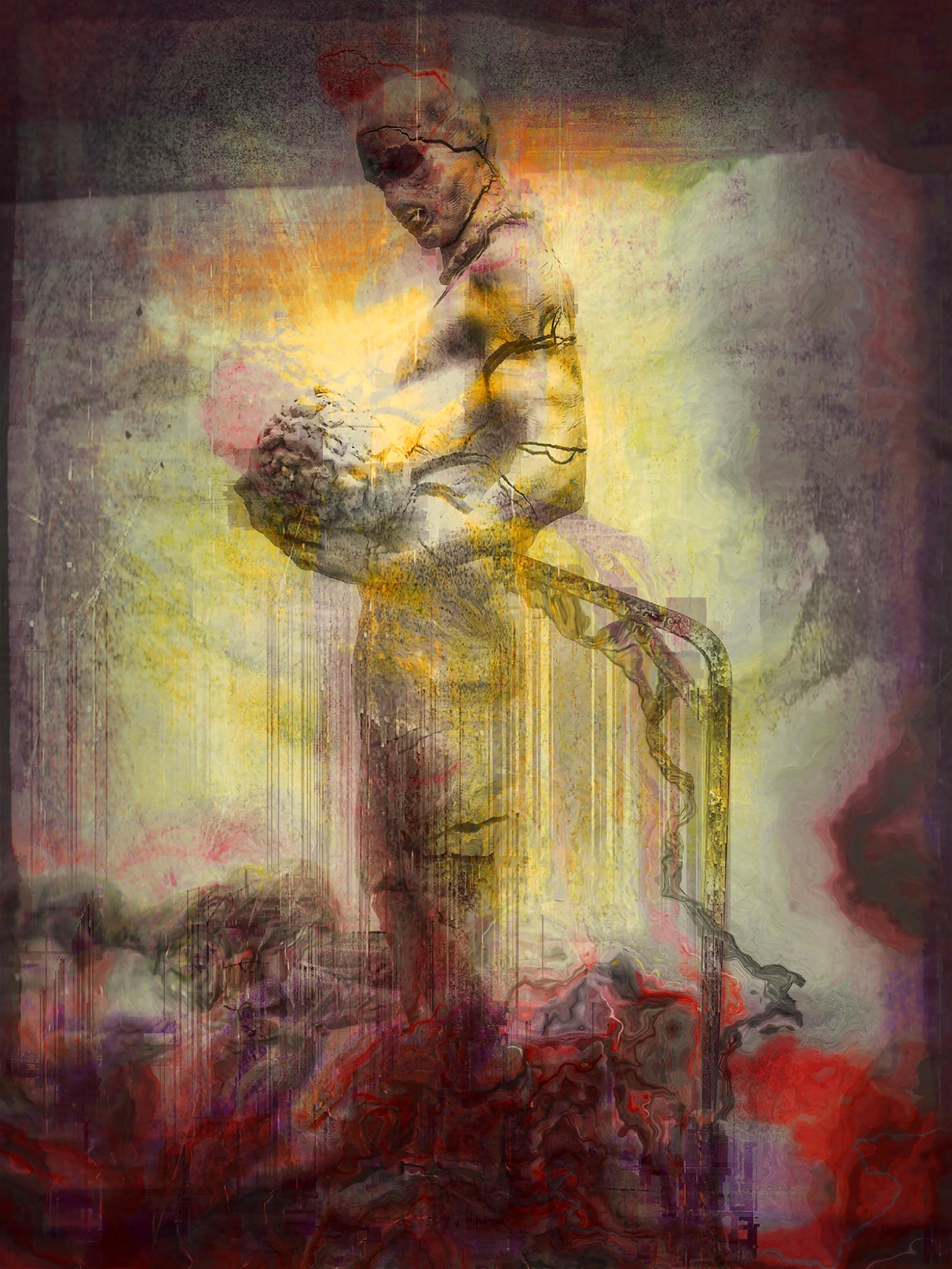 Abandoned Sculpture - Photographic & Digital Editing