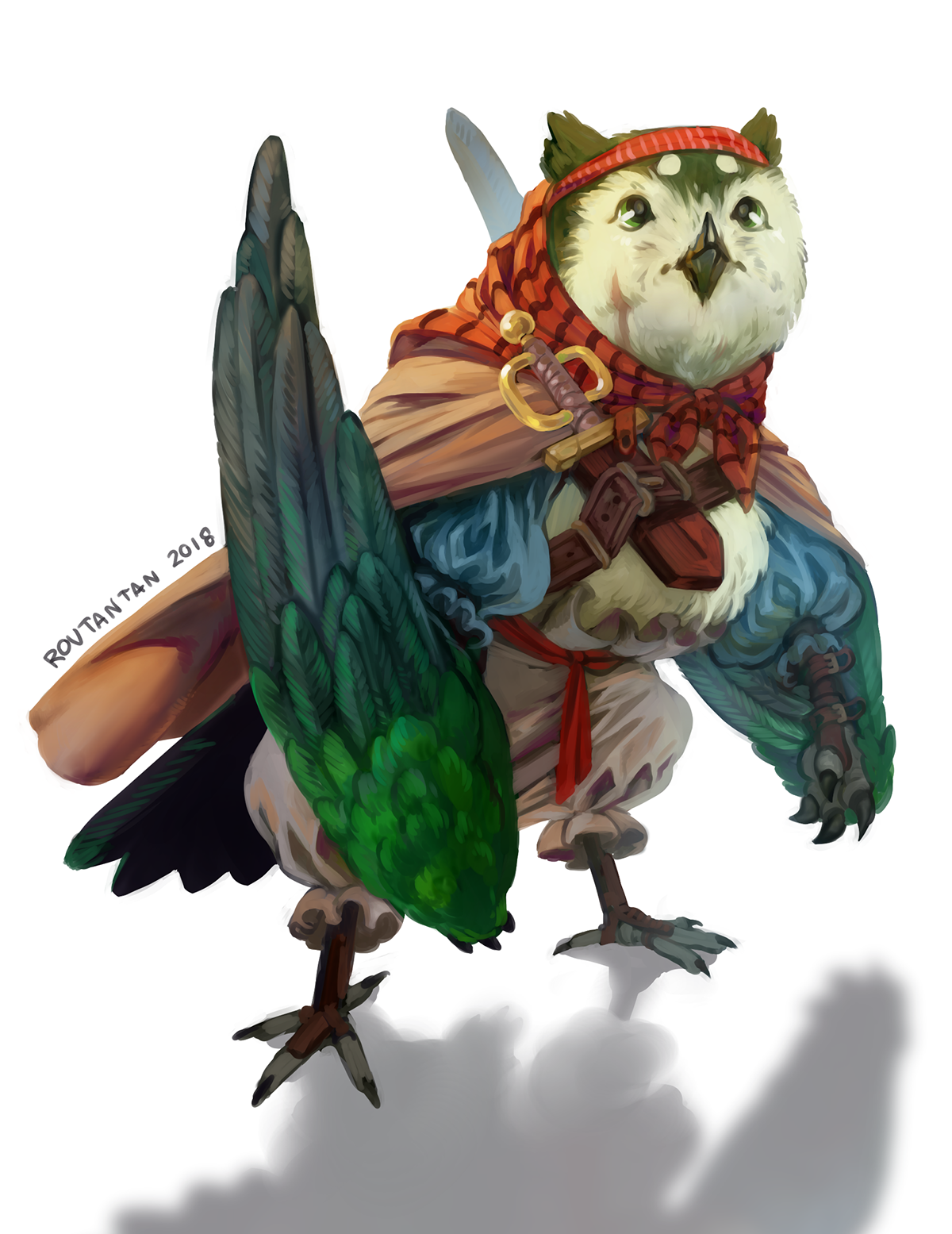 Ann Cochran - DnD Pirate Kenku