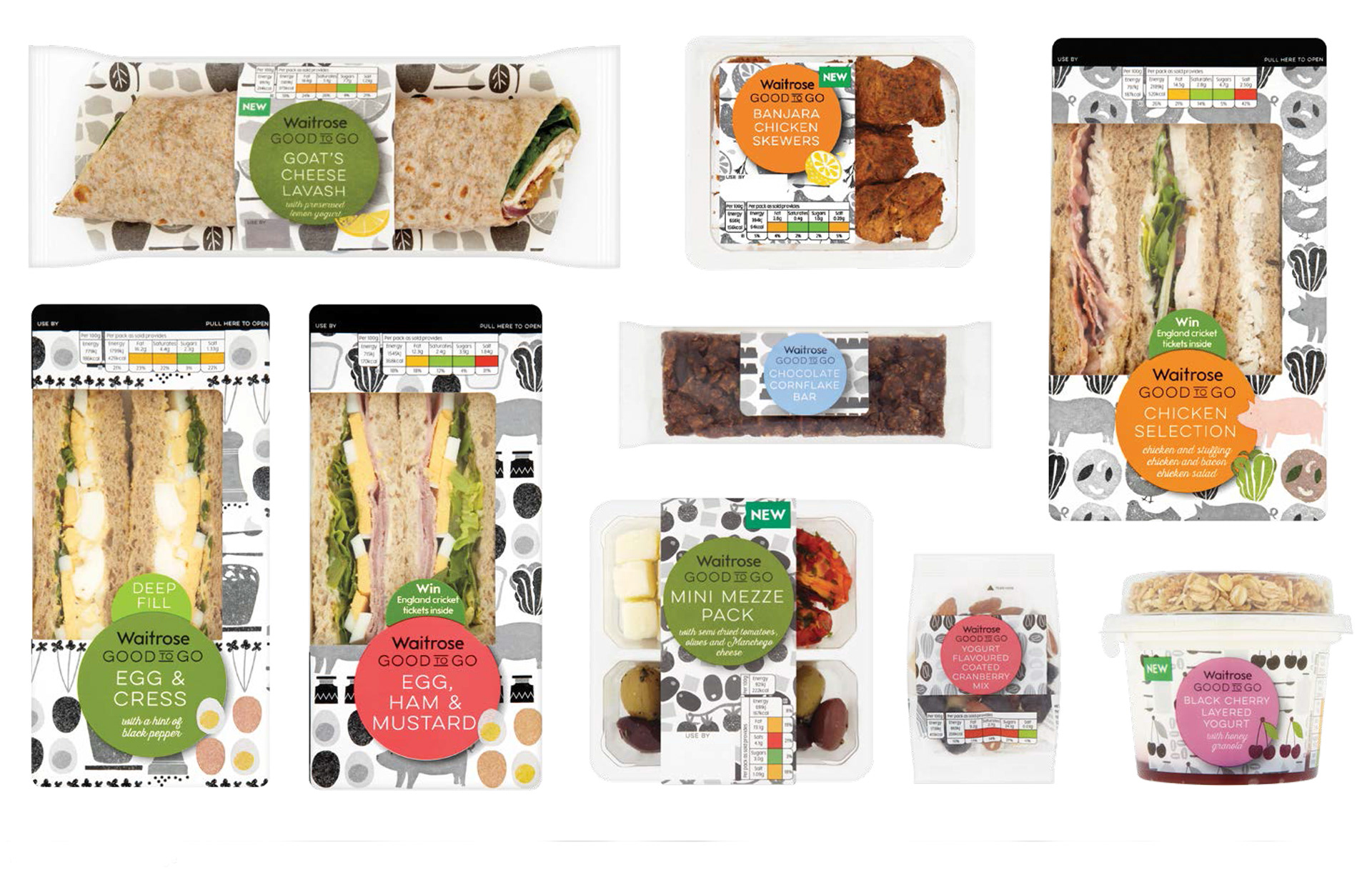 Sarah Chisholm graphic designer WAITROSE SANDWICHES