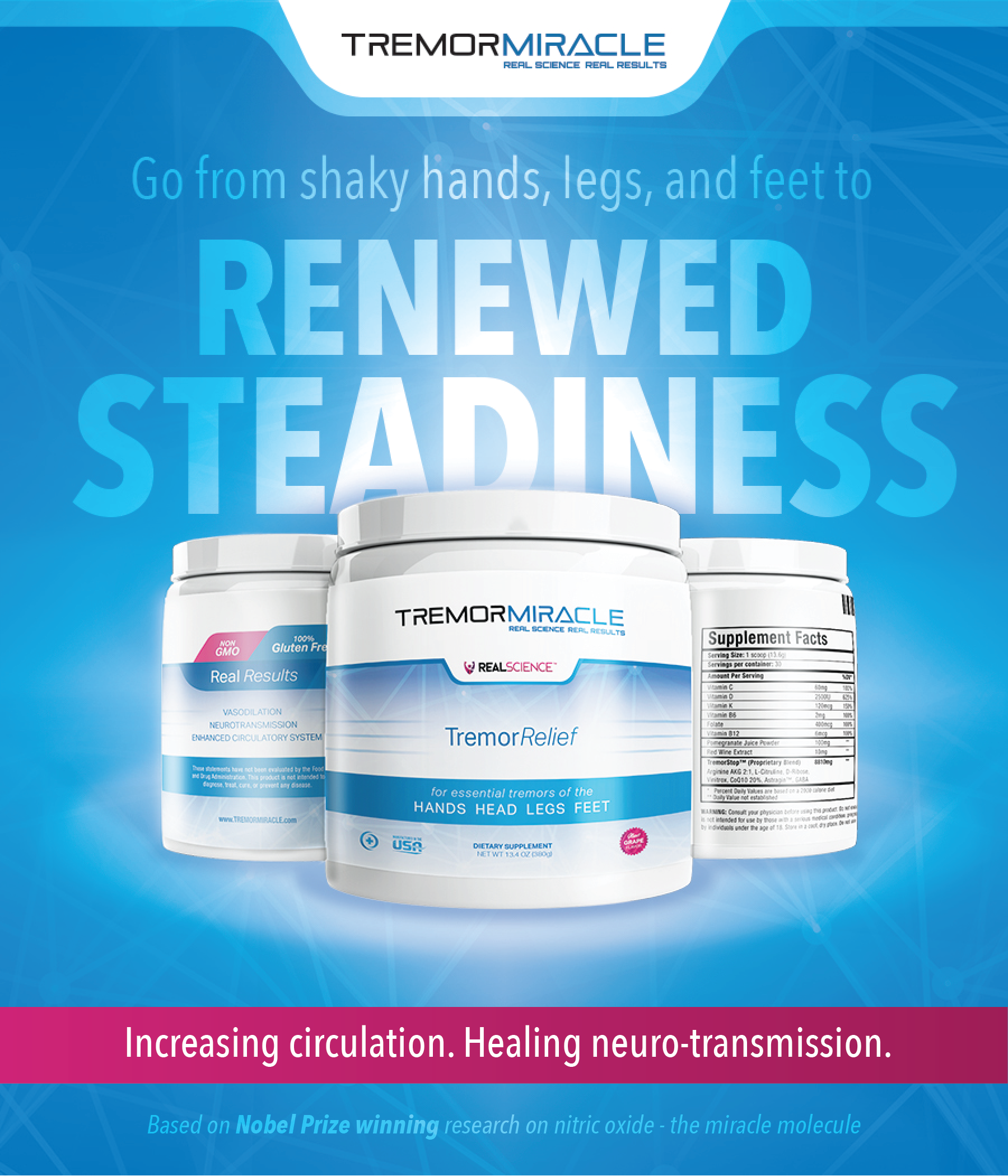 TremorMiracle™ Ad for CVS Pharmacy