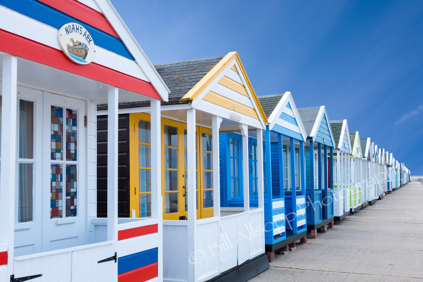 Beach huts at Southwold.