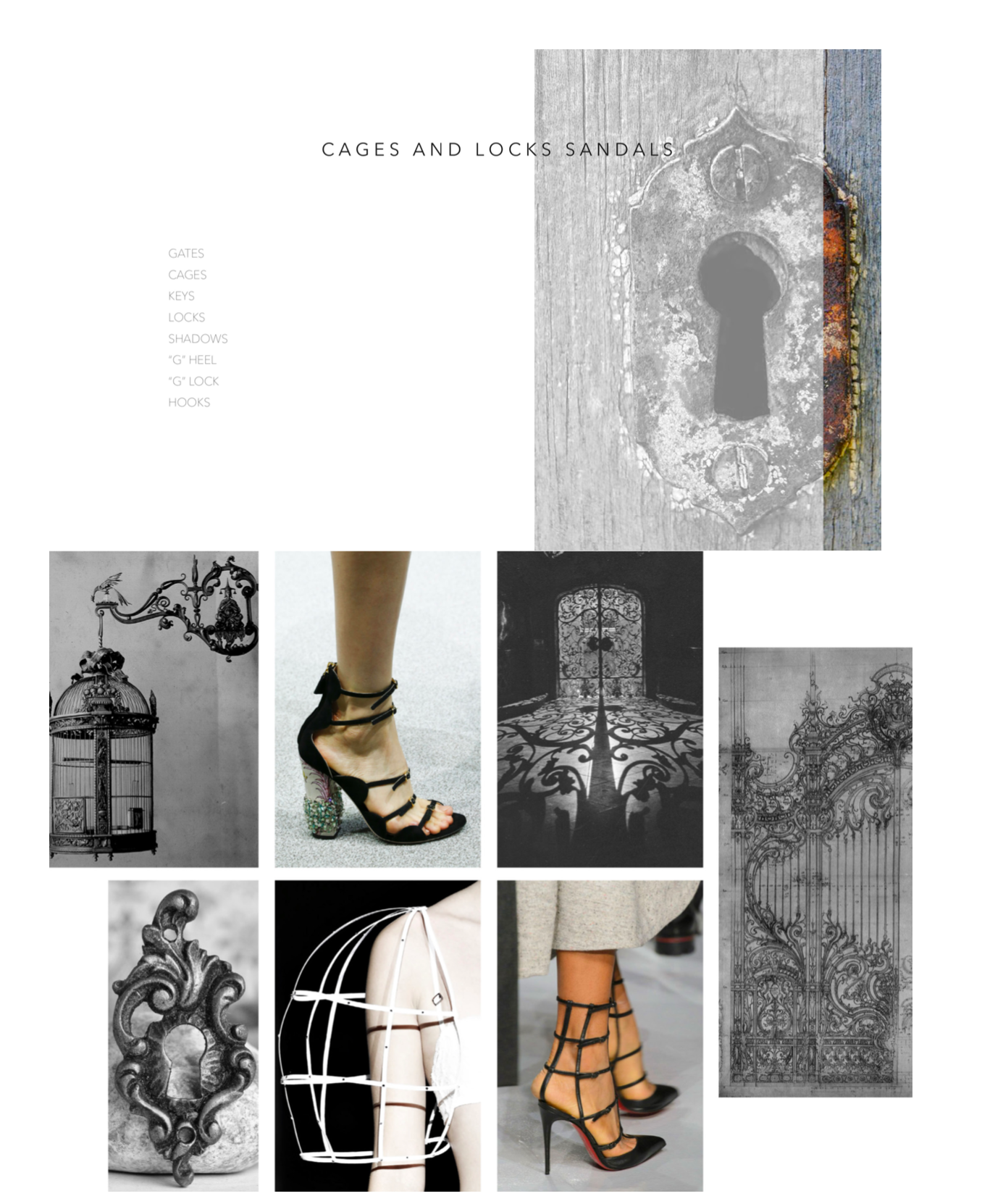 sandal moodboard
