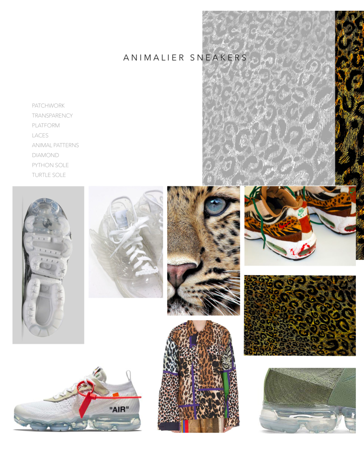 sneaker moodboard